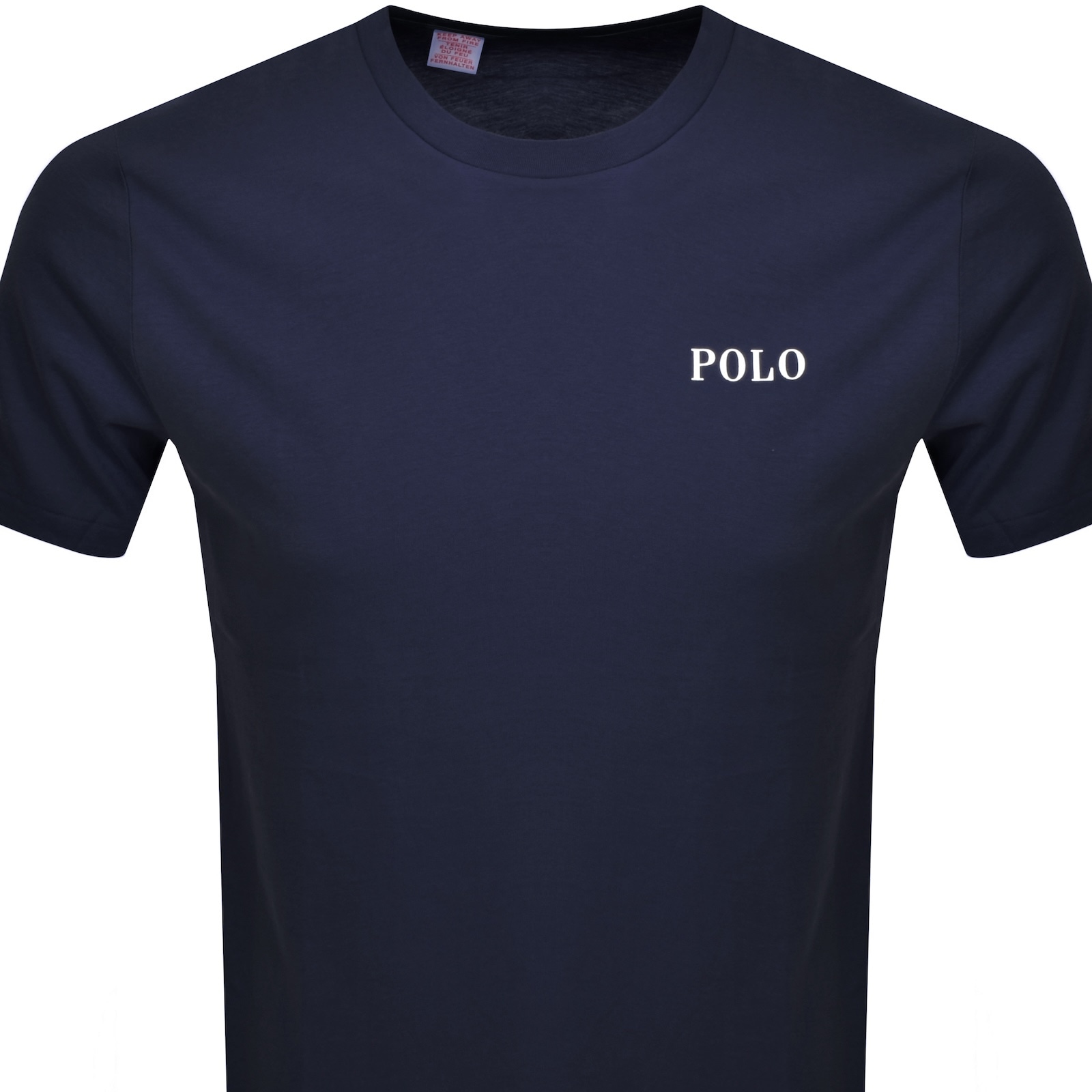 Ralph Lauren Crew Neck T Shirt Navy In Blue