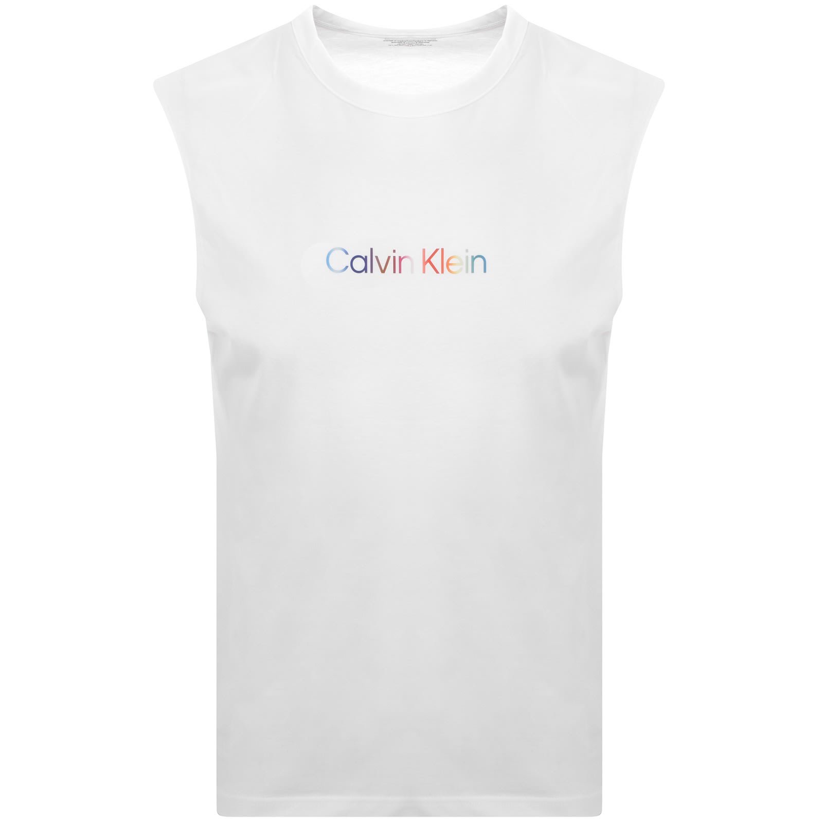 Calvin Klein Logo Vest White