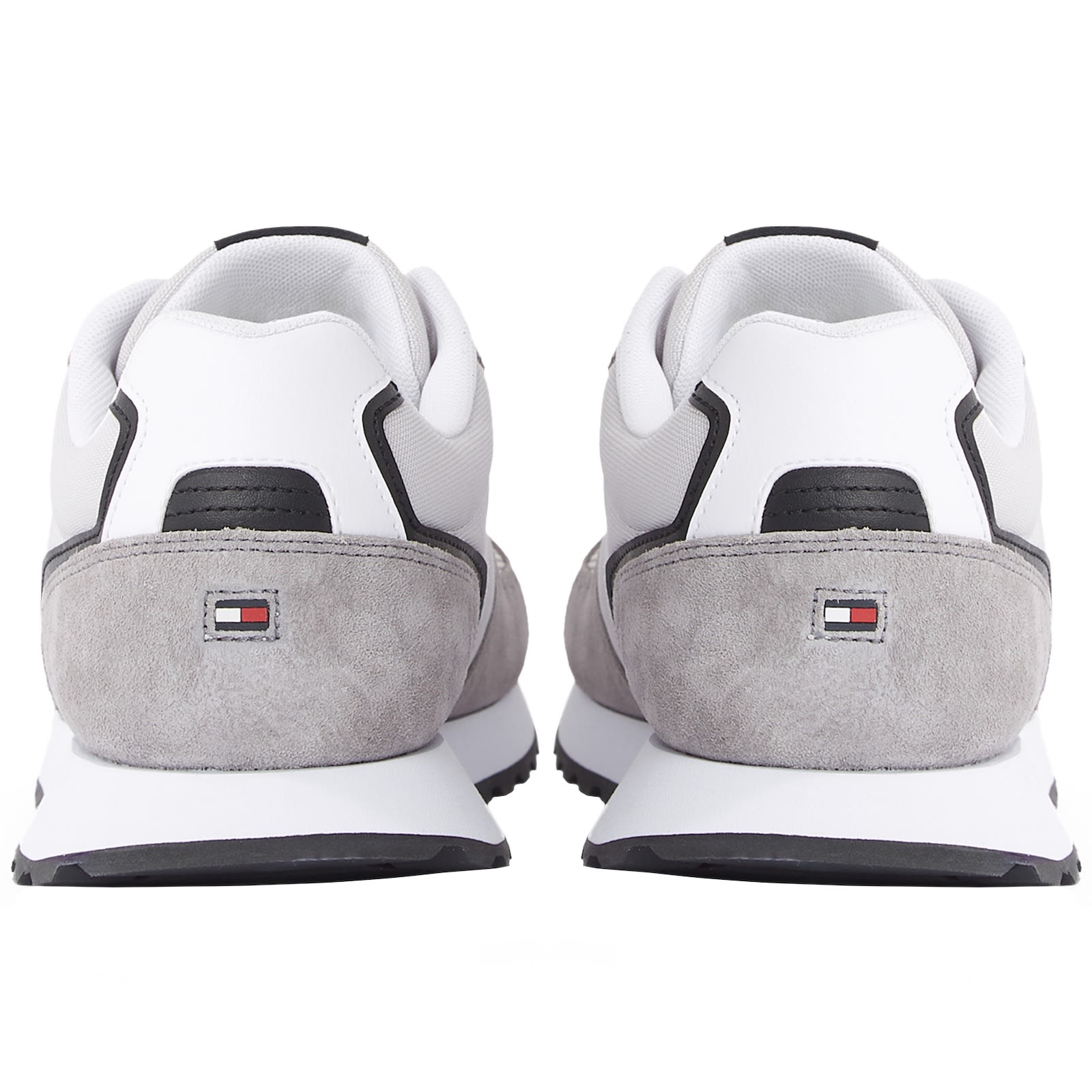 Tommy Hilfiger New Runner Trainers Grey Whisper