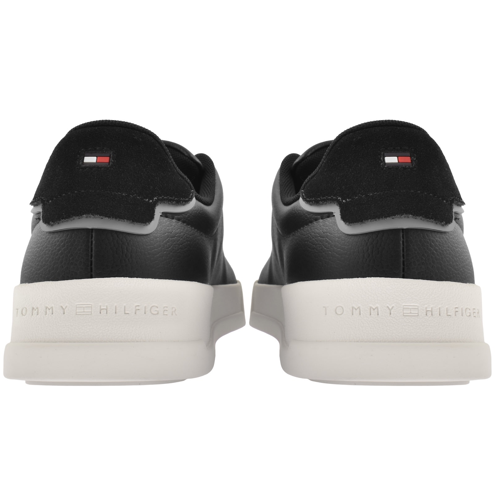 Tommy Hilfiger Court Leather Trainers Black
