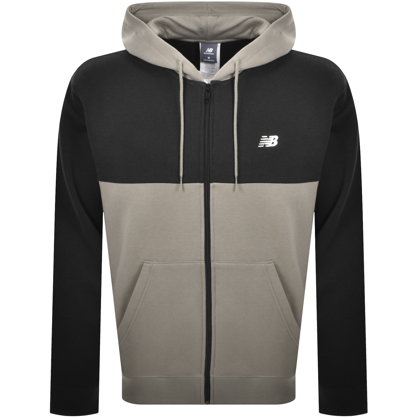NEW BALANCE NEW BALANCE REIMAGINED FULL ZIP HOODIE BLACK