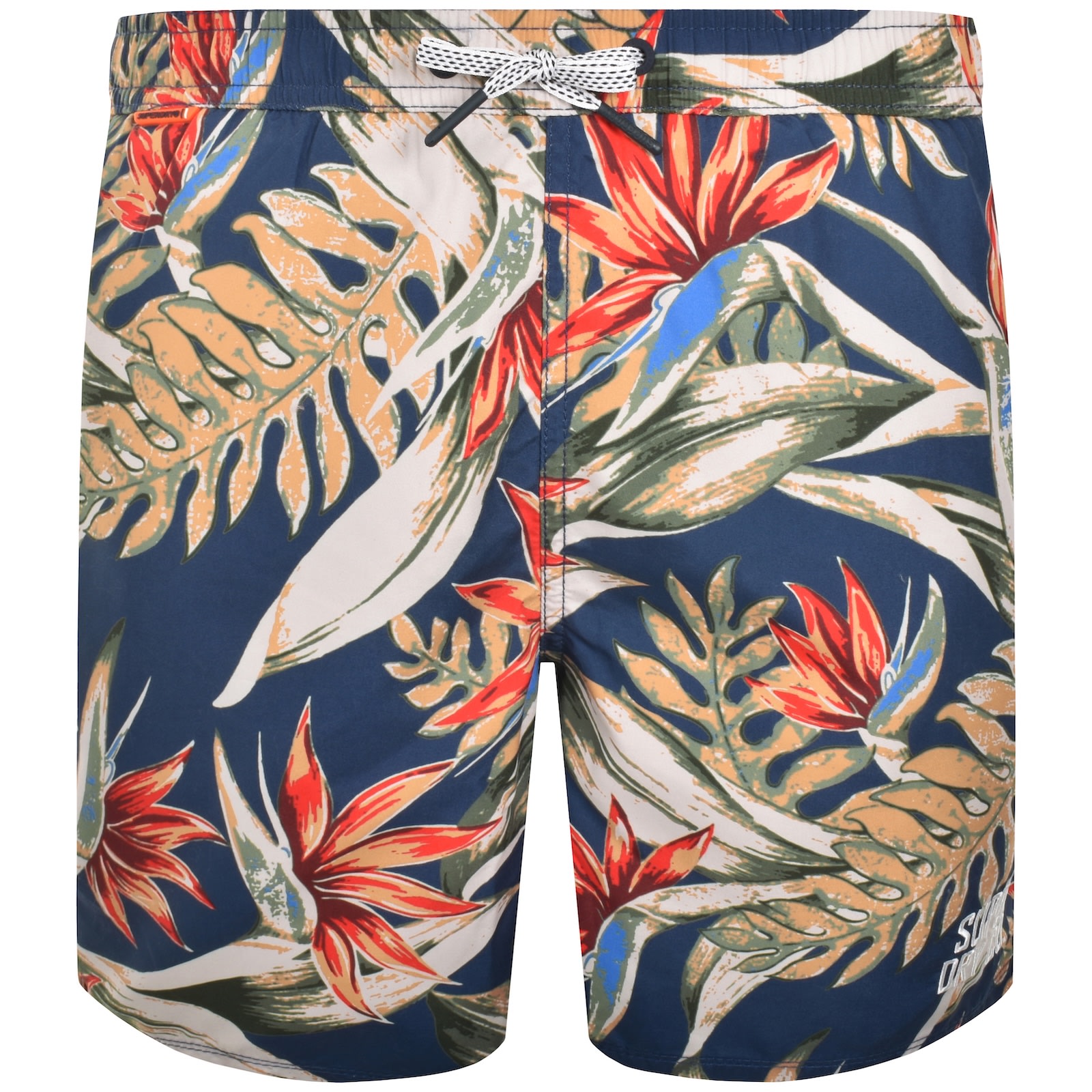 Superdry Hawaiian Swim Shorts Navy In Multi