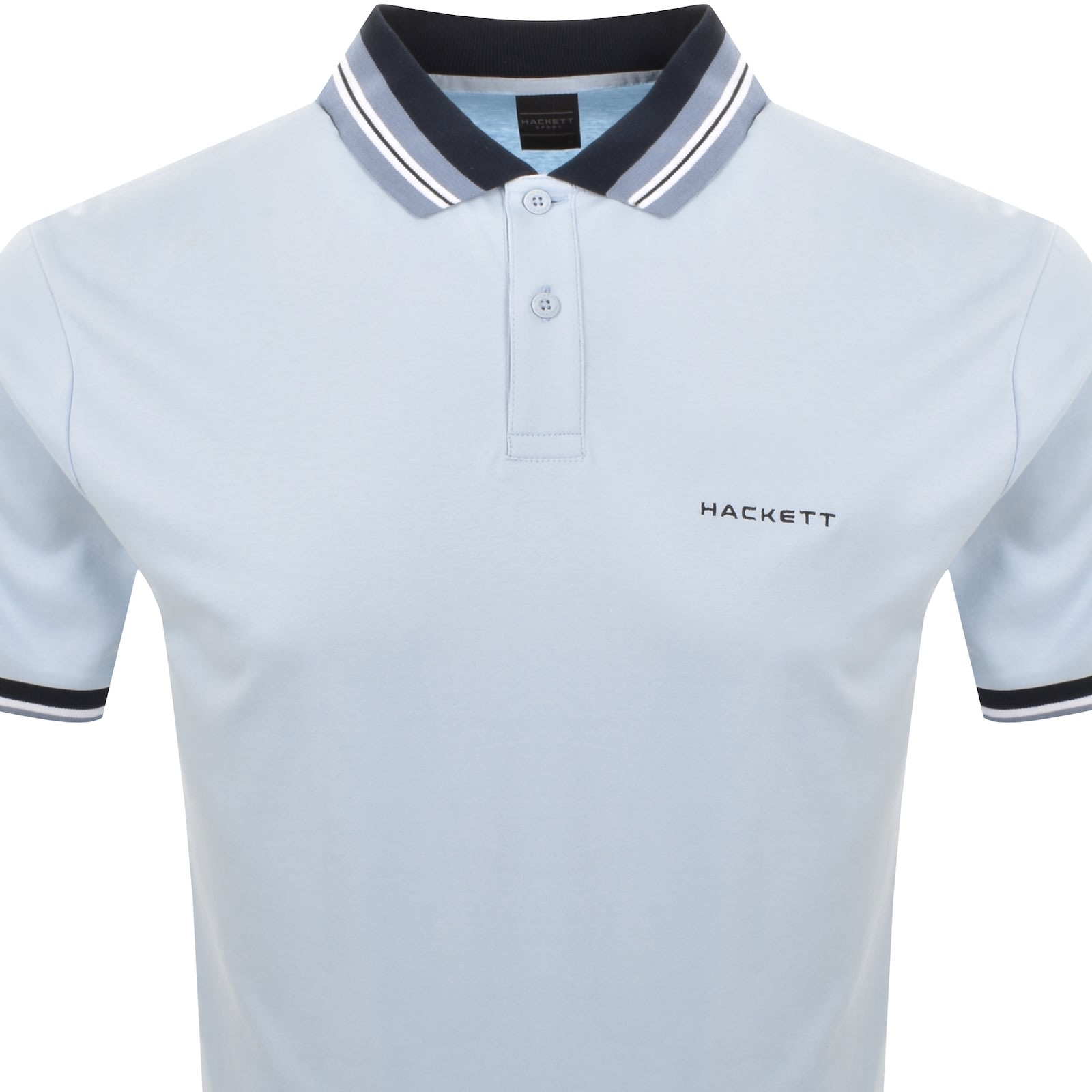 HACKETT HACKETT SPORT RESORT COLLAR POLO SKY BLUE