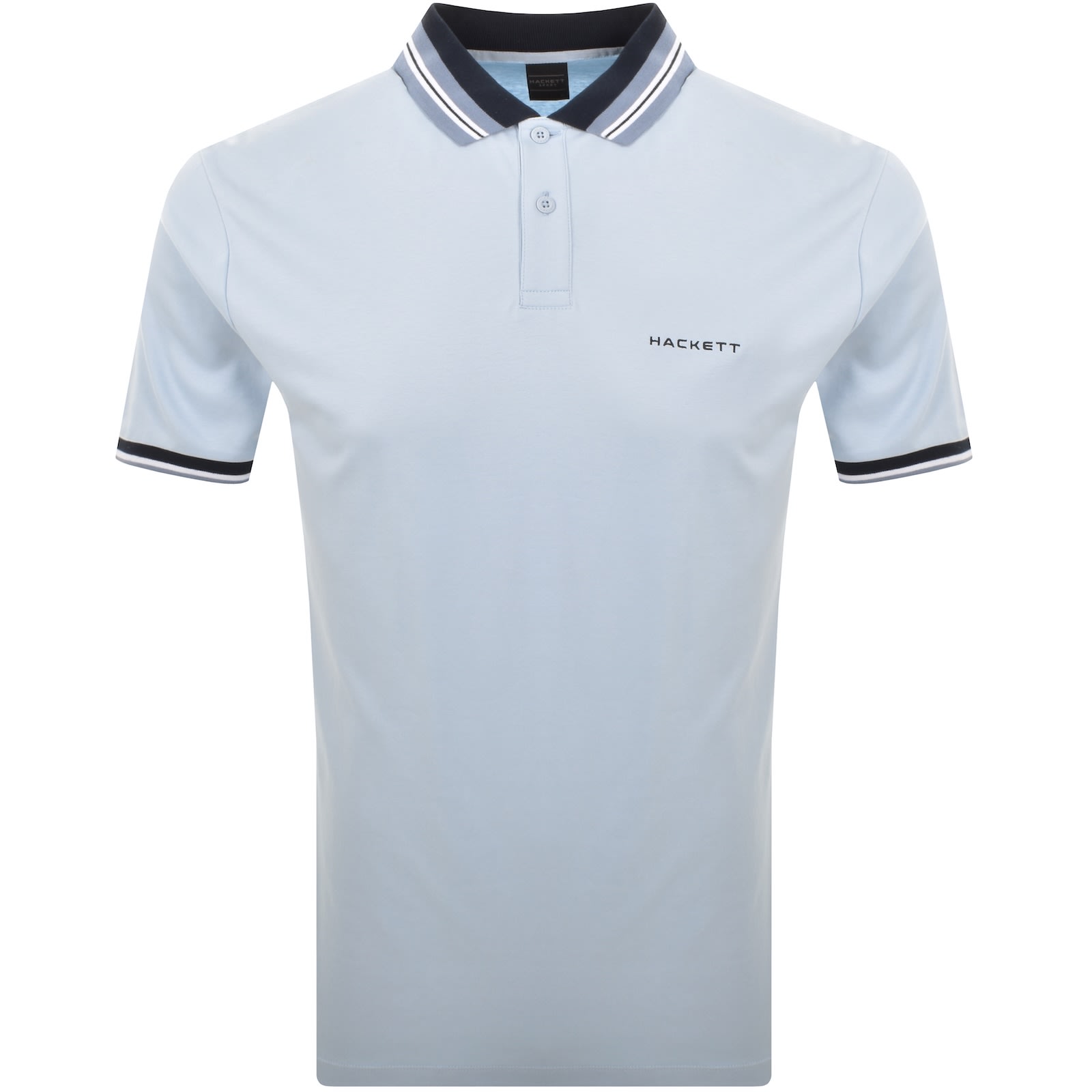 HACKETT HACKETT SPORT RESORT COLLAR POLO SKY BLUE