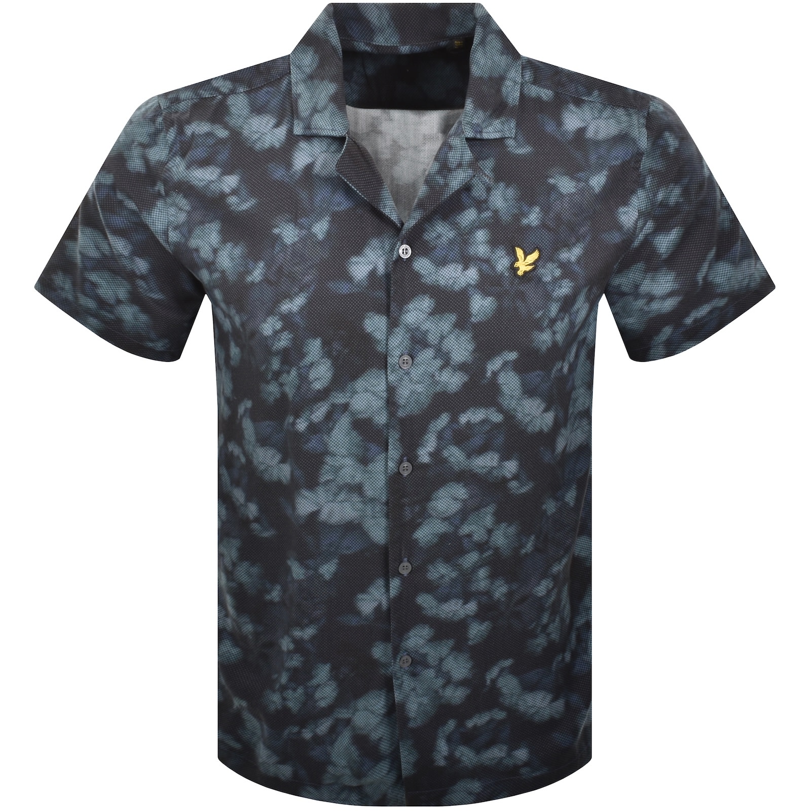 Lyle & Scott Lyle And Scott Floral Print Shirt Navy In Multi