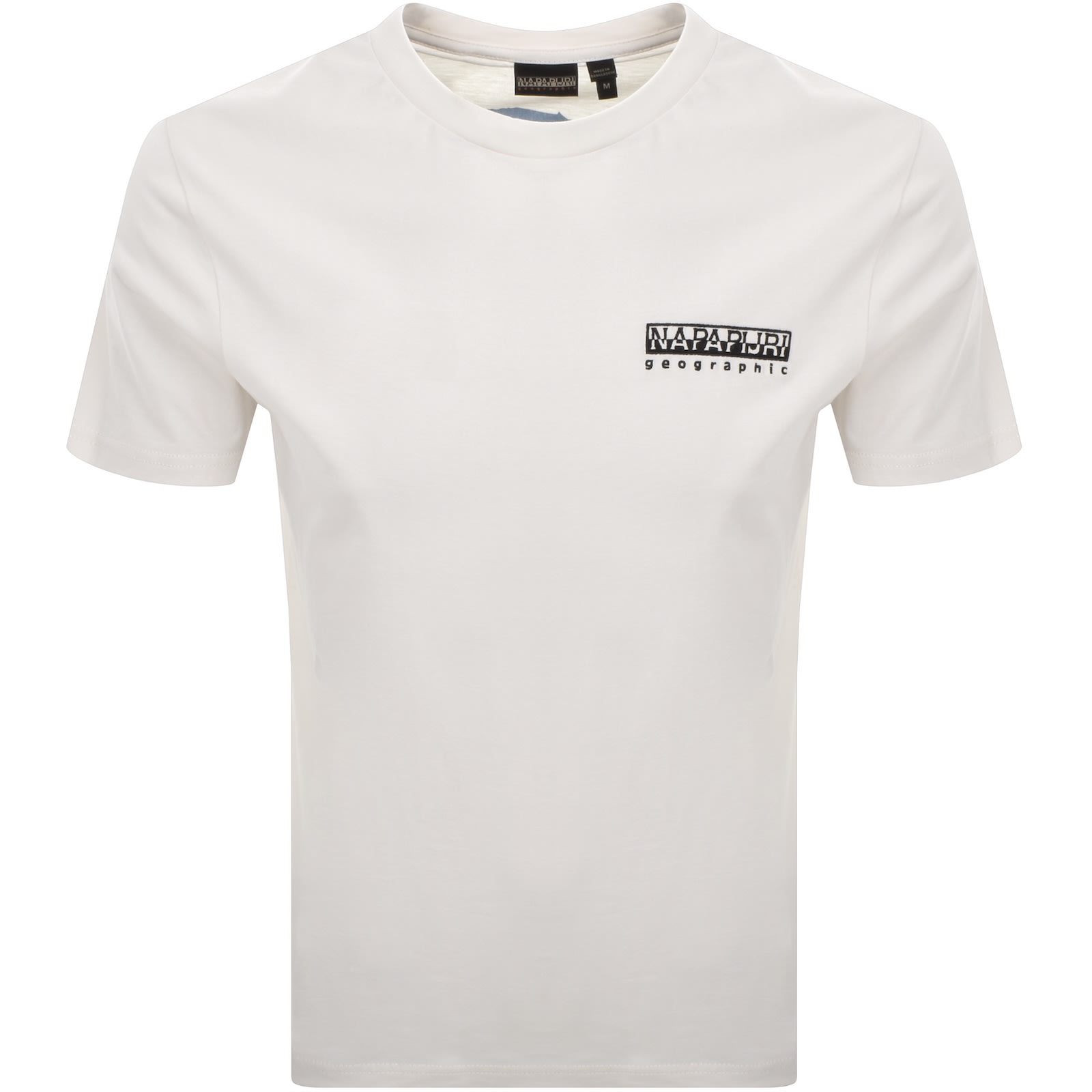 Napapijri Vignoni Back Graphic T Shirt White In White