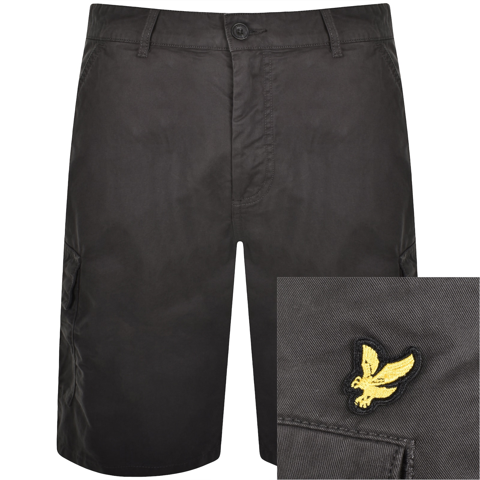 Lyle & Scott Lyle And Scott Cargo Shorts Grey In Black