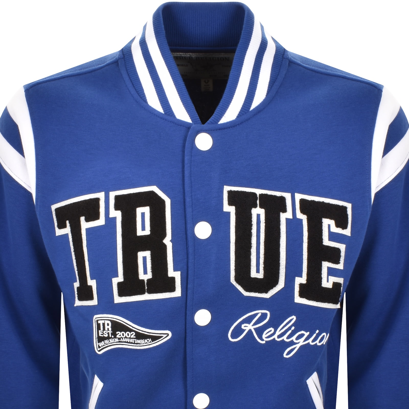 True Religion Uni Varsity Jacket Mazarine Blue