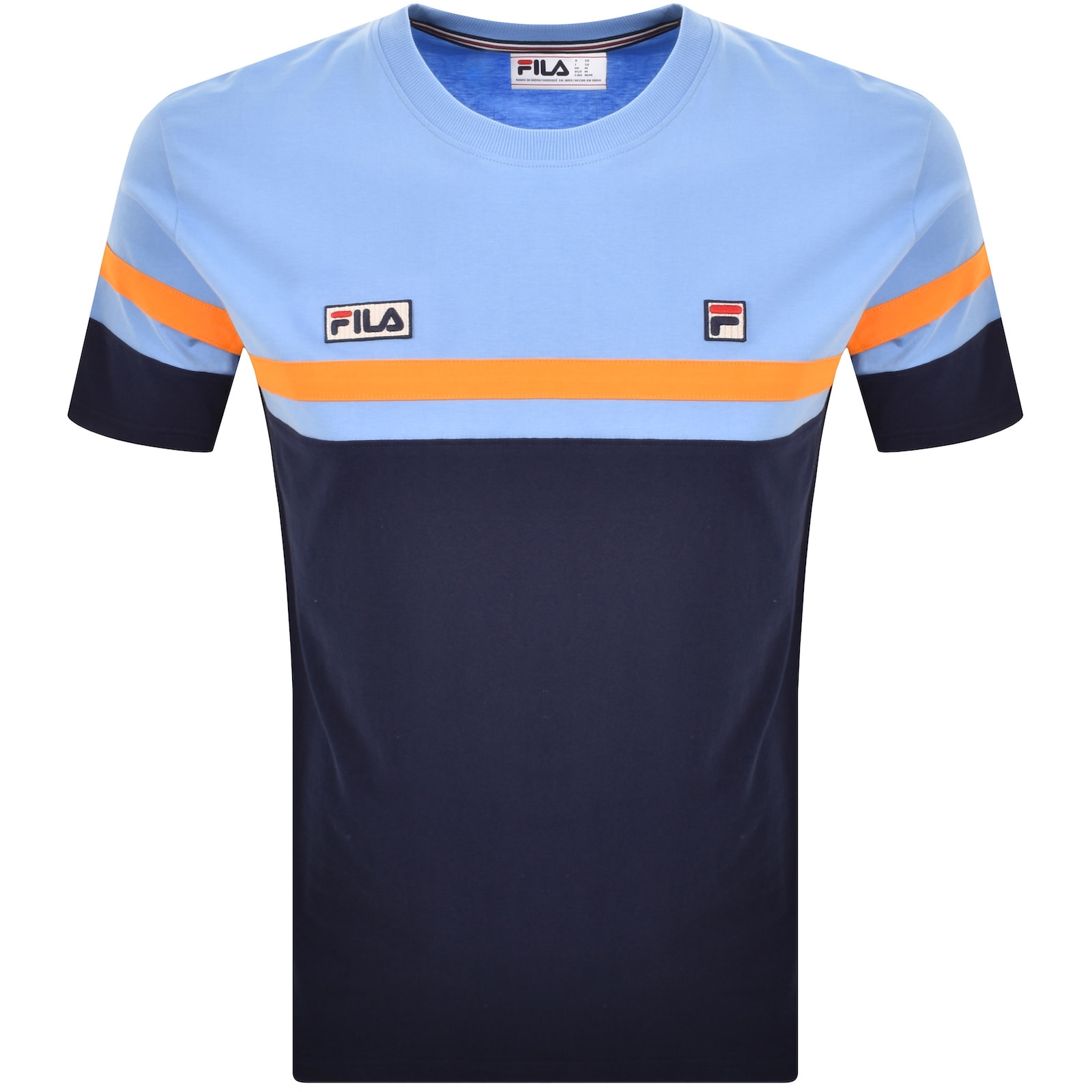 Fila Vintage Duncan T Shirt Blue