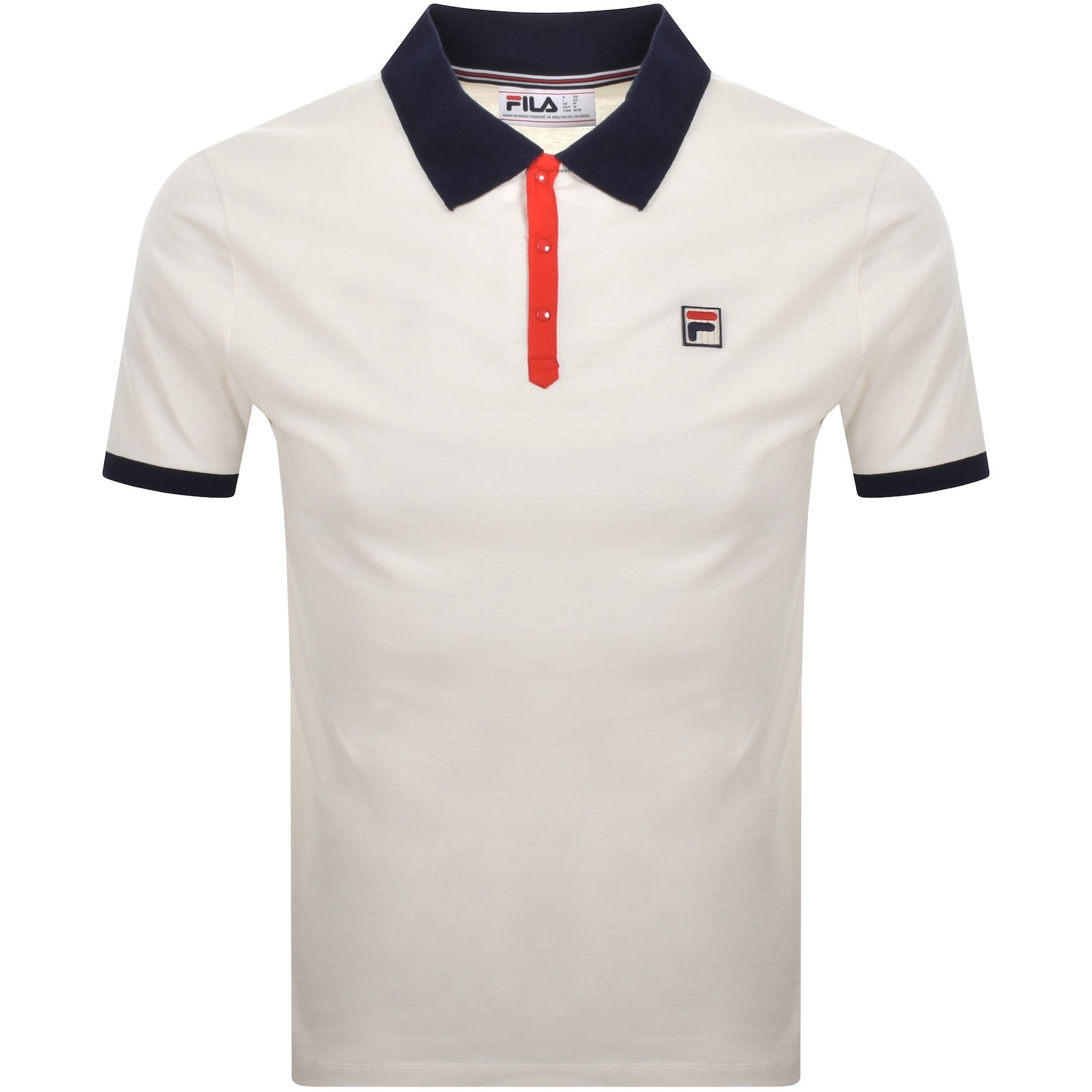 Fila Vintage Panatta 2 Polo T Shirt Gardenia