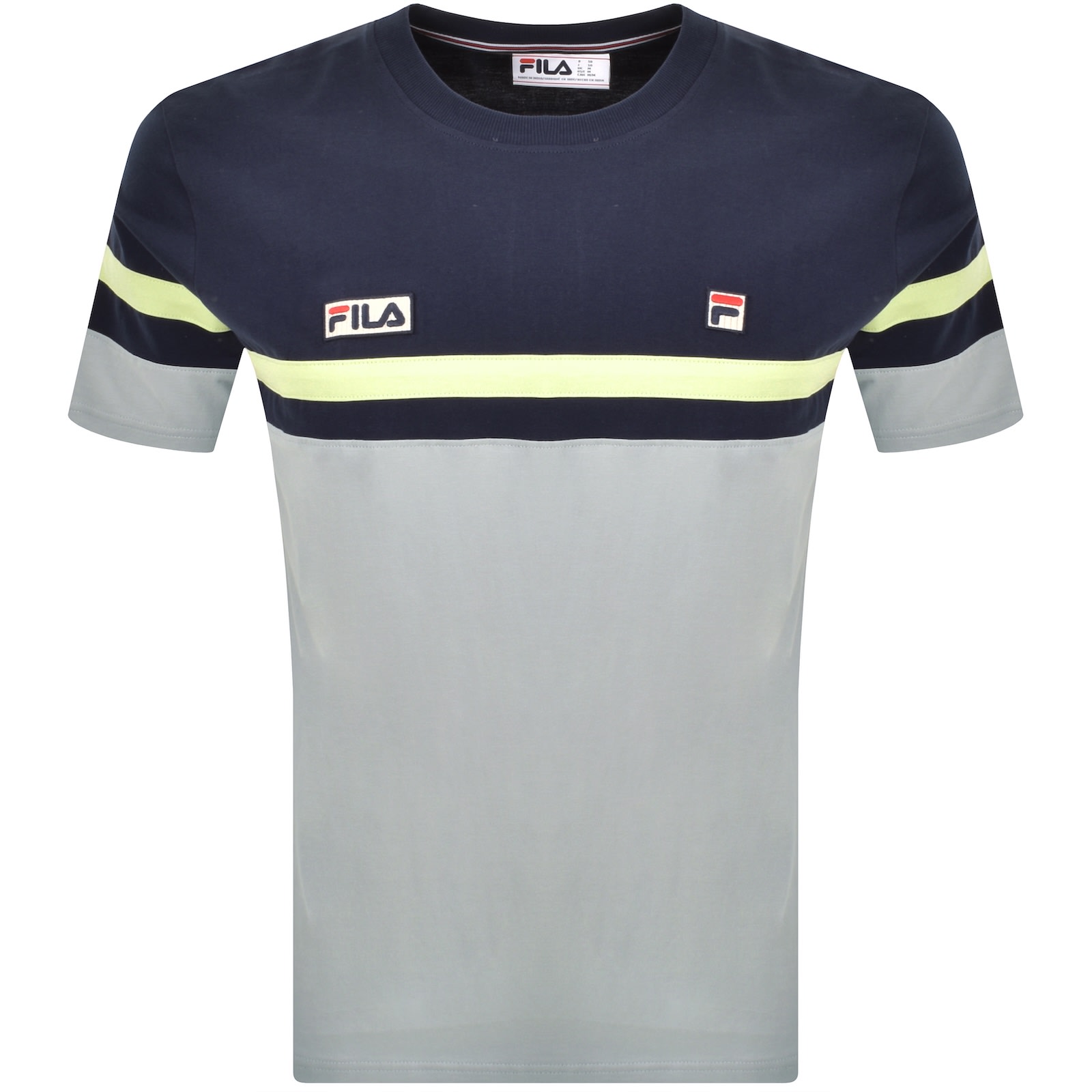 Fila Vintage Duncan T Shirt Navy