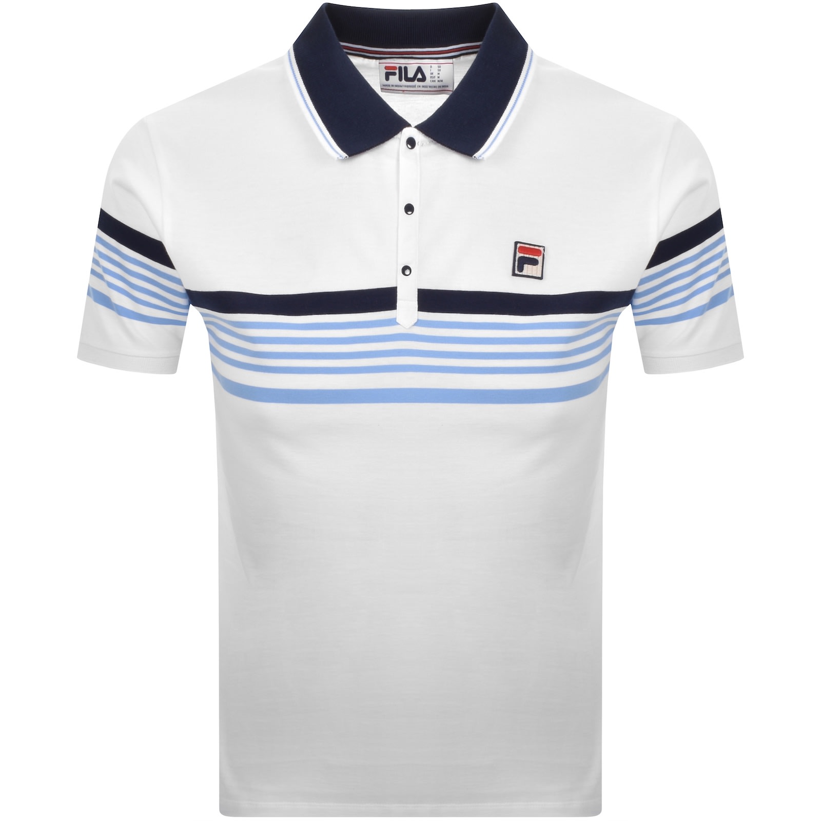 Fila Vintage Francis Polo T Shirt White