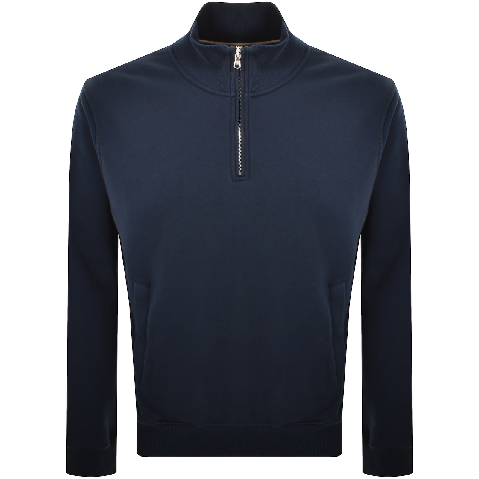 Sandbanks Quarter Zip Sweatshirt Navy