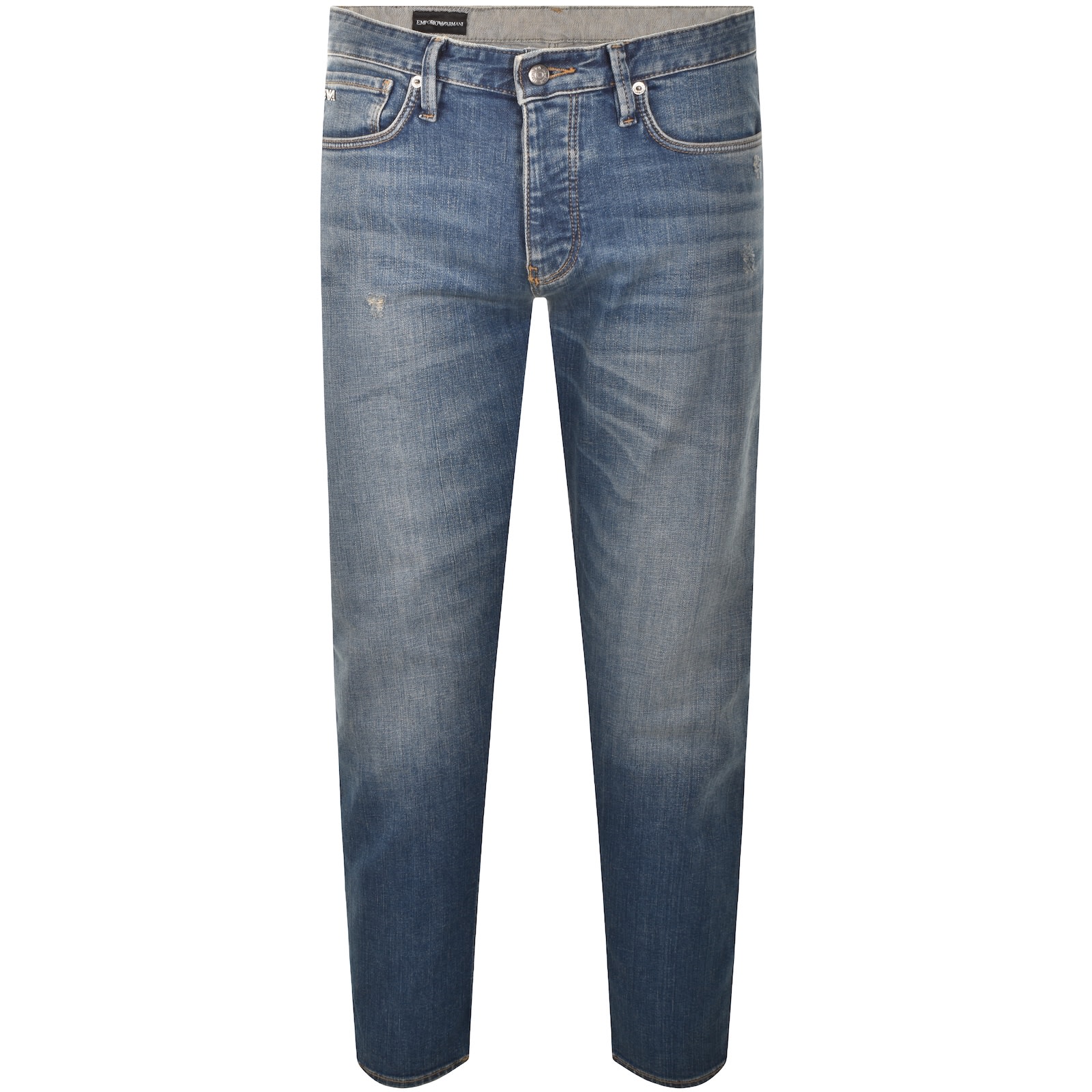 Shop Armani Collezioni Emporio Armani J75 Jeans Blue
