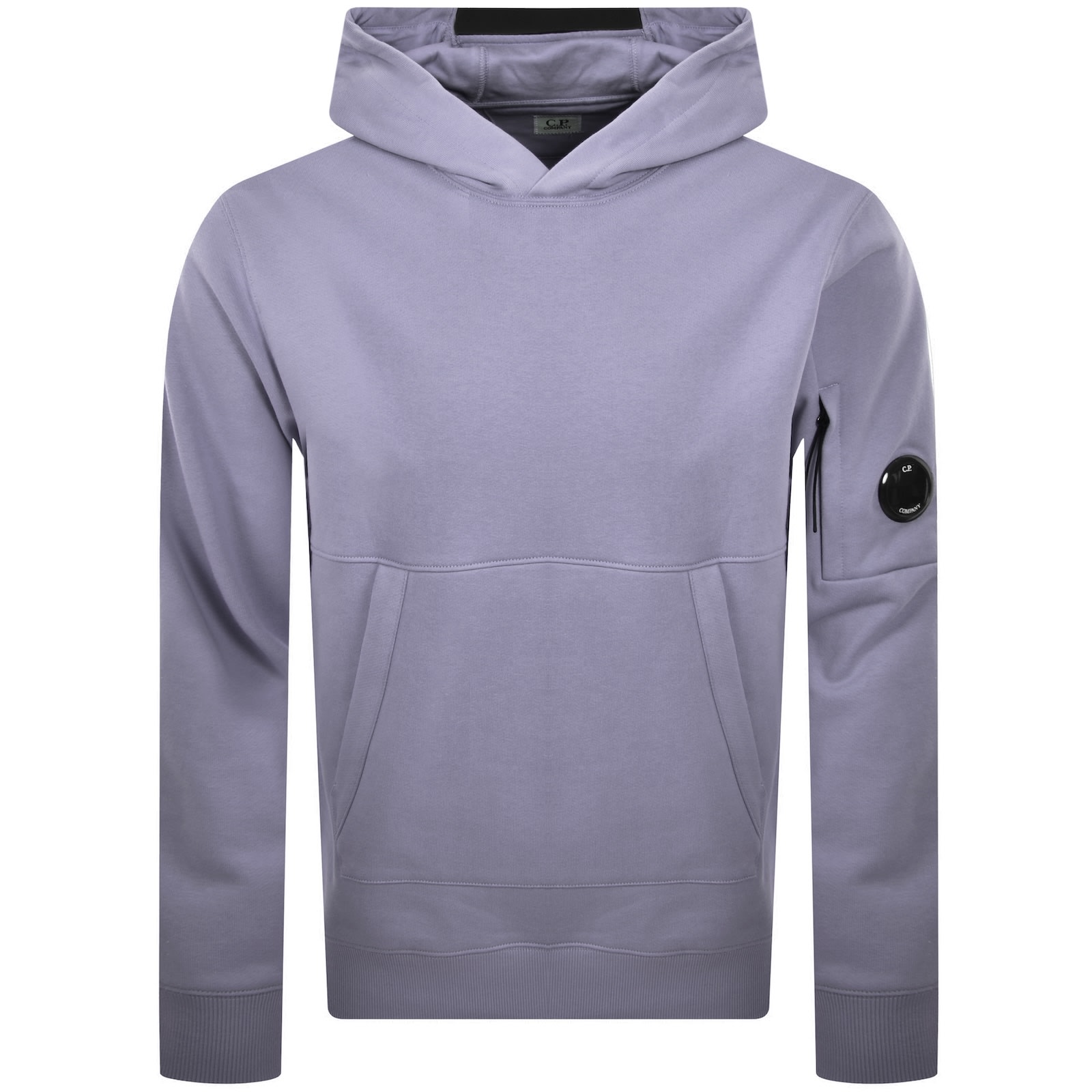 C.p. Company Cp Company Diagonal Raised Hoodie Purple In Pink