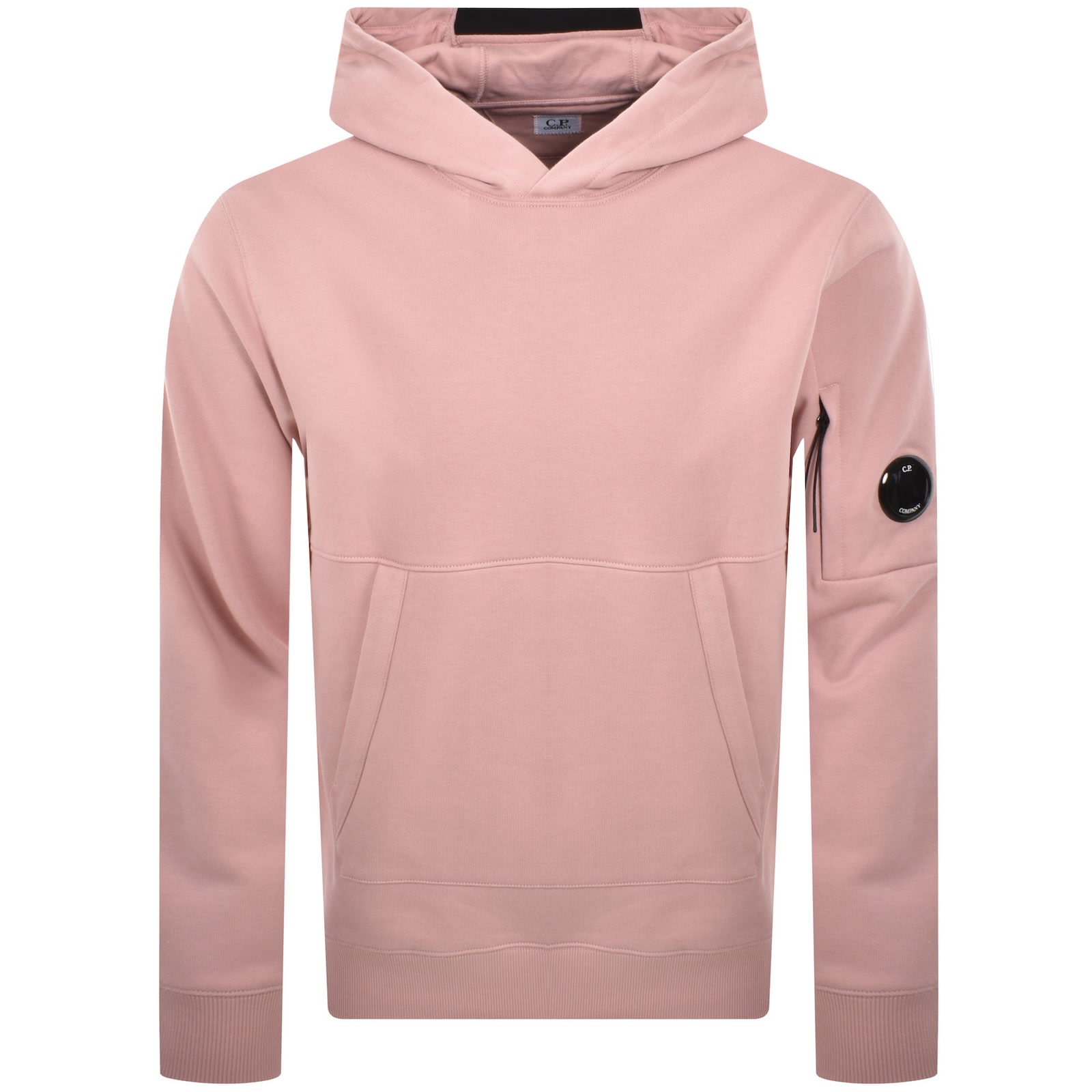C.p. Company Cp Company Diagonal Raised Hoodie Pink In Pink