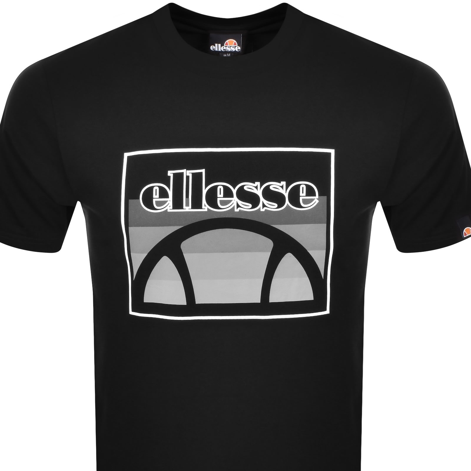 Ellesse Shader Logo T Shirt Black In Black