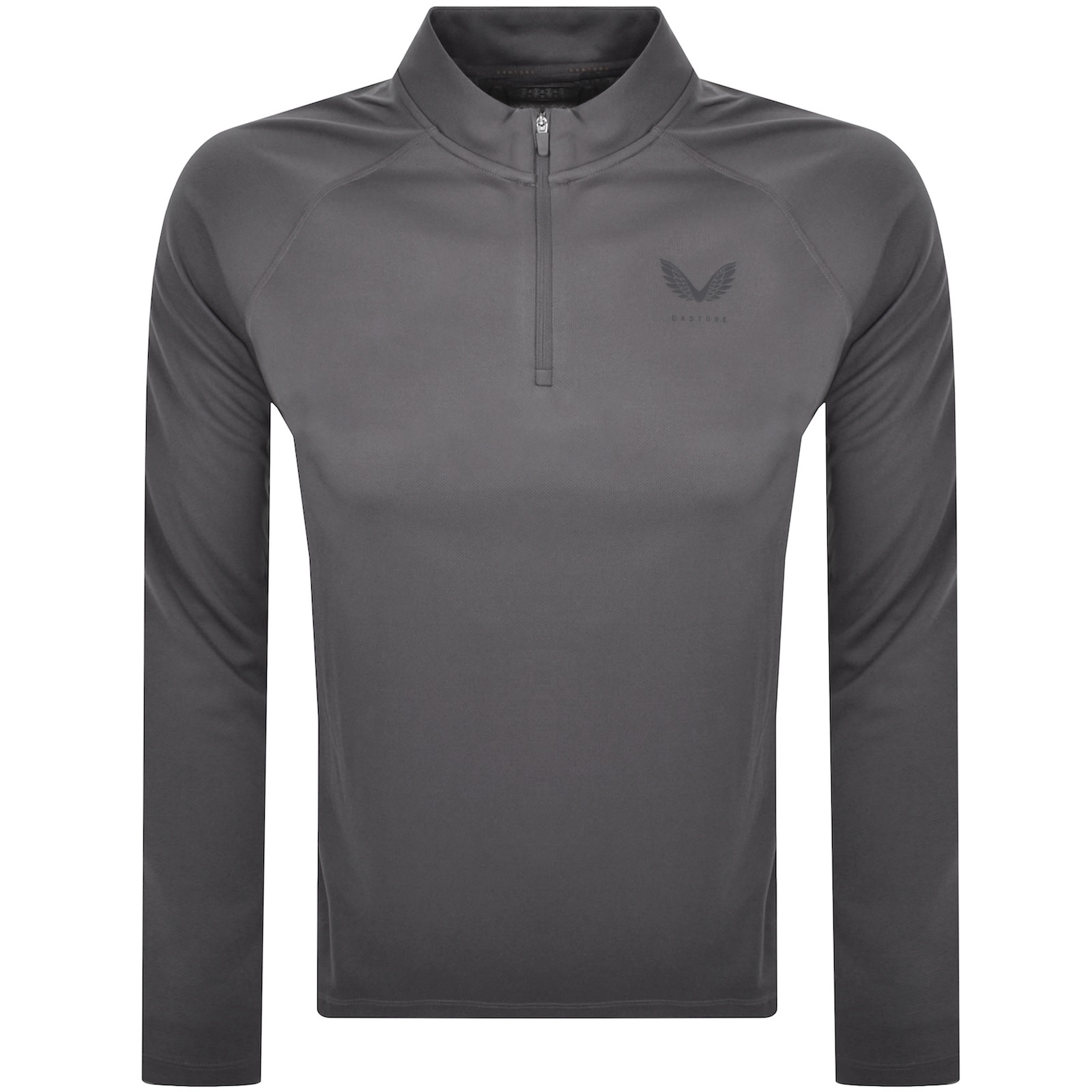 Castore Lightweight Quarter Zip T Shirt Grey In Gray