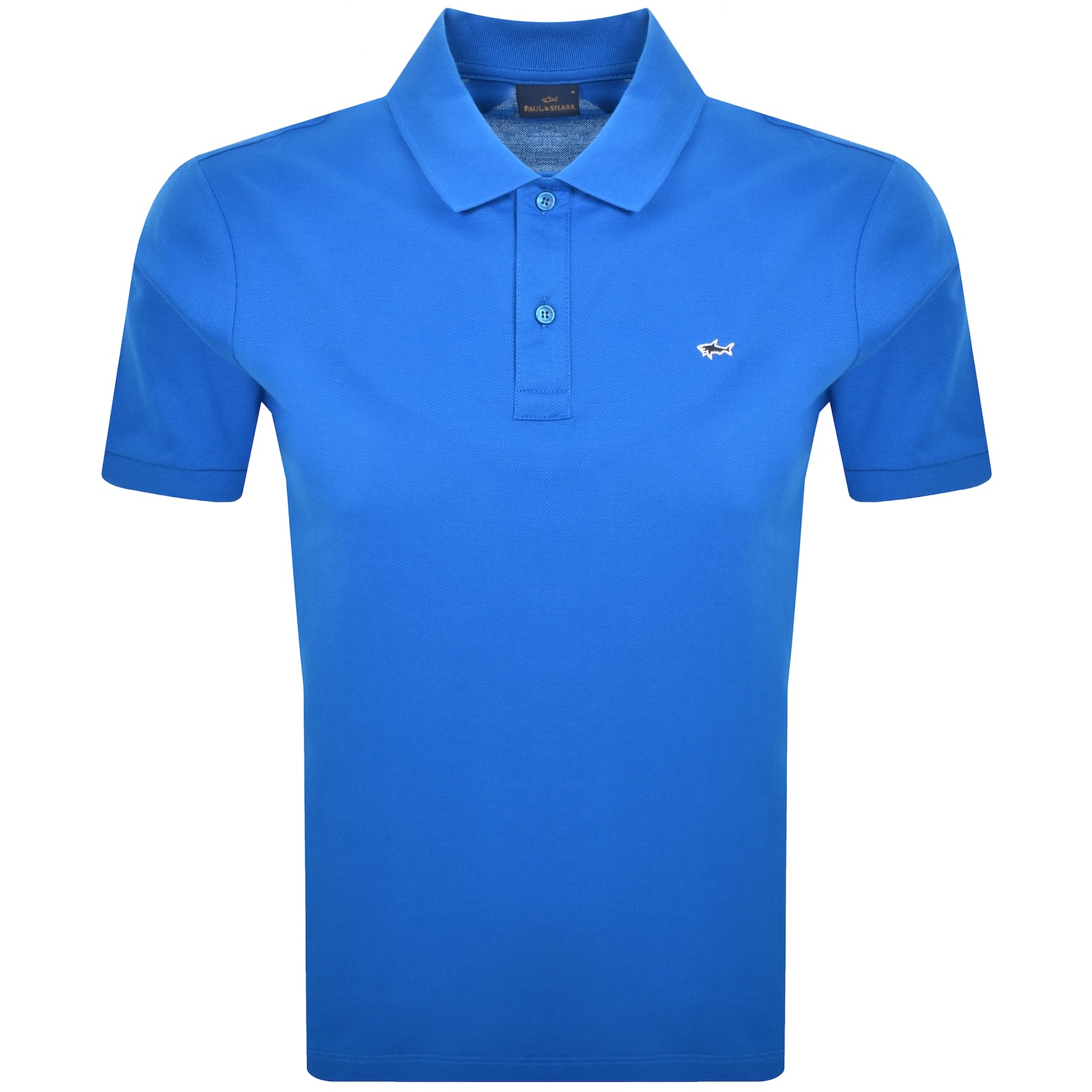Paul &amp; Shark Paul And Shark Logo Polo T Shirt Blue