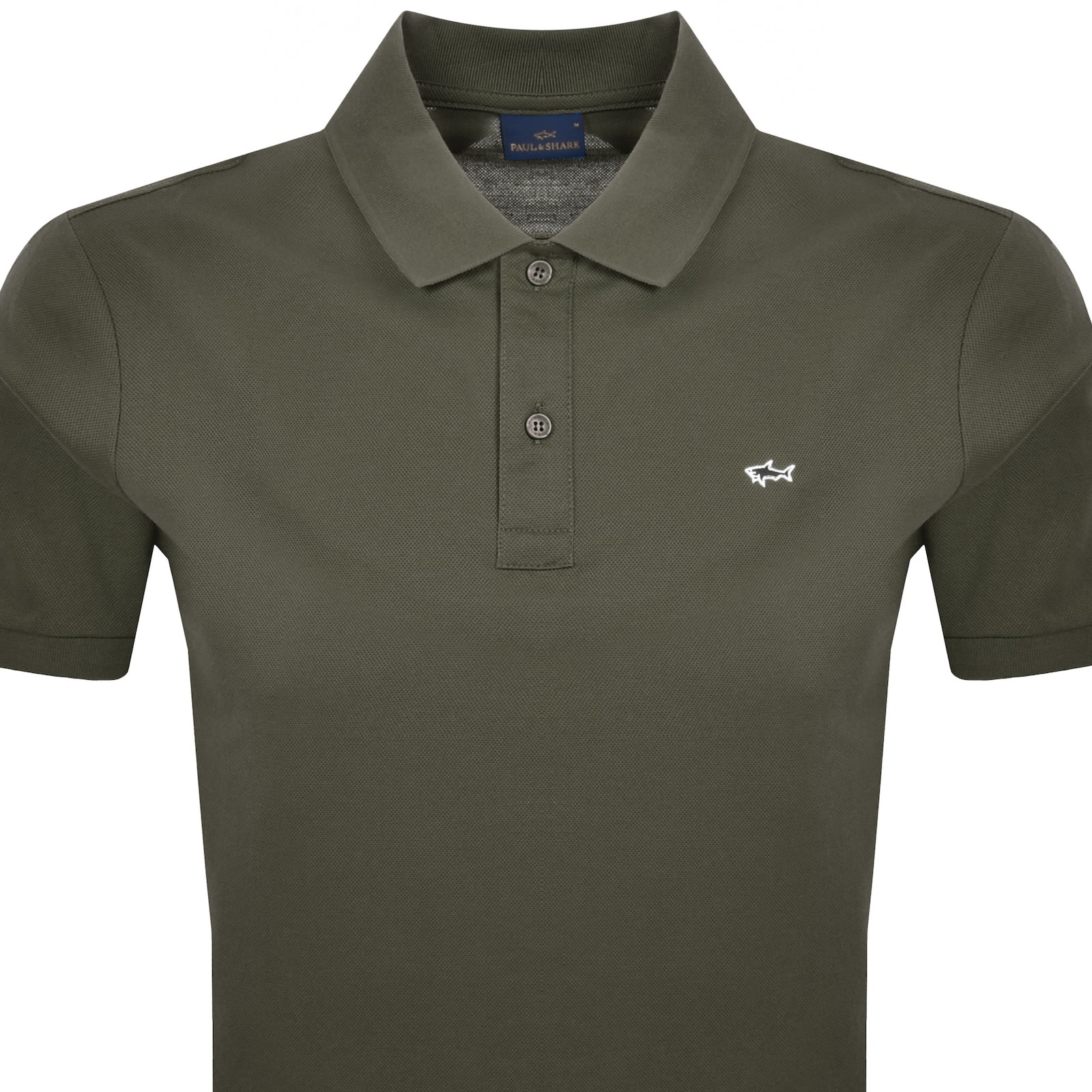 Paul &amp; Shark Paul And Shark Logo Polo T Shirt Green