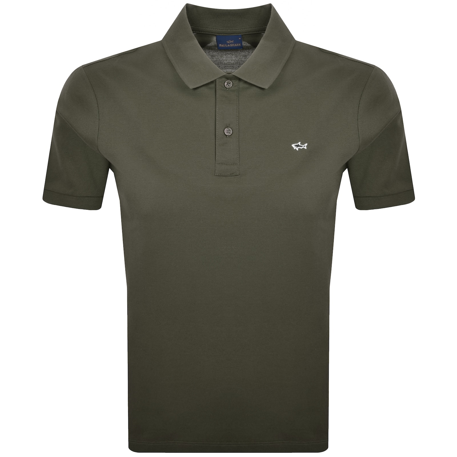 Paul &amp; Shark Paul And Shark Logo Polo T Shirt Green