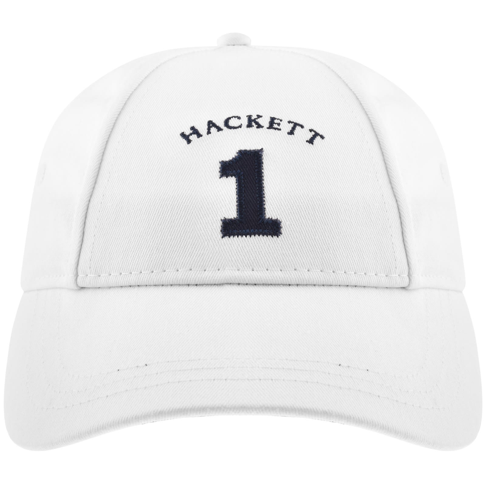 Hackett Heritage Number Cap Optic White