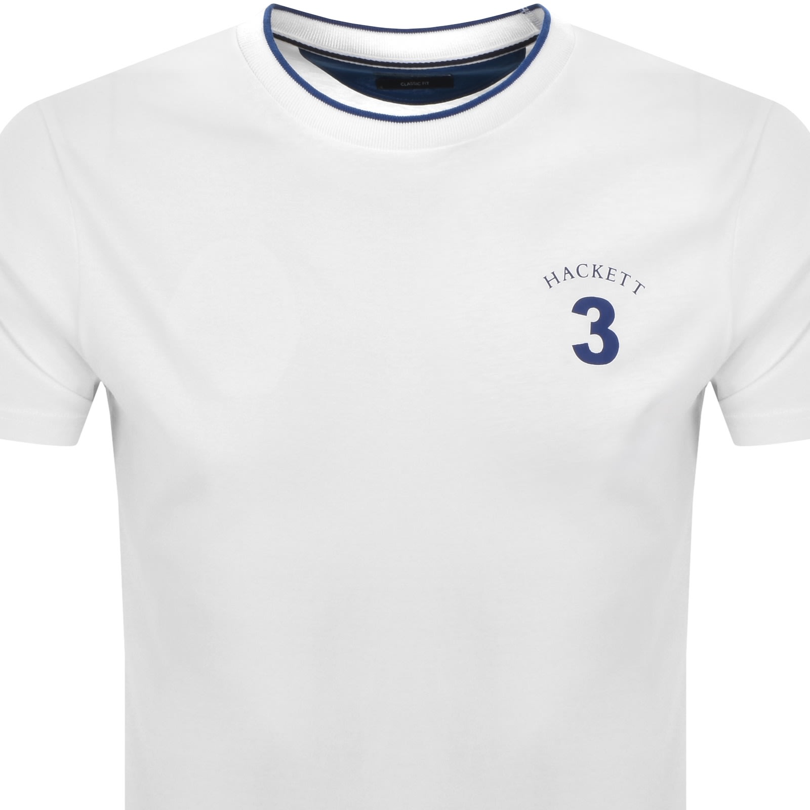 HACKETT HACKETT HERITAGE NUMBER T SHIRT WHITE