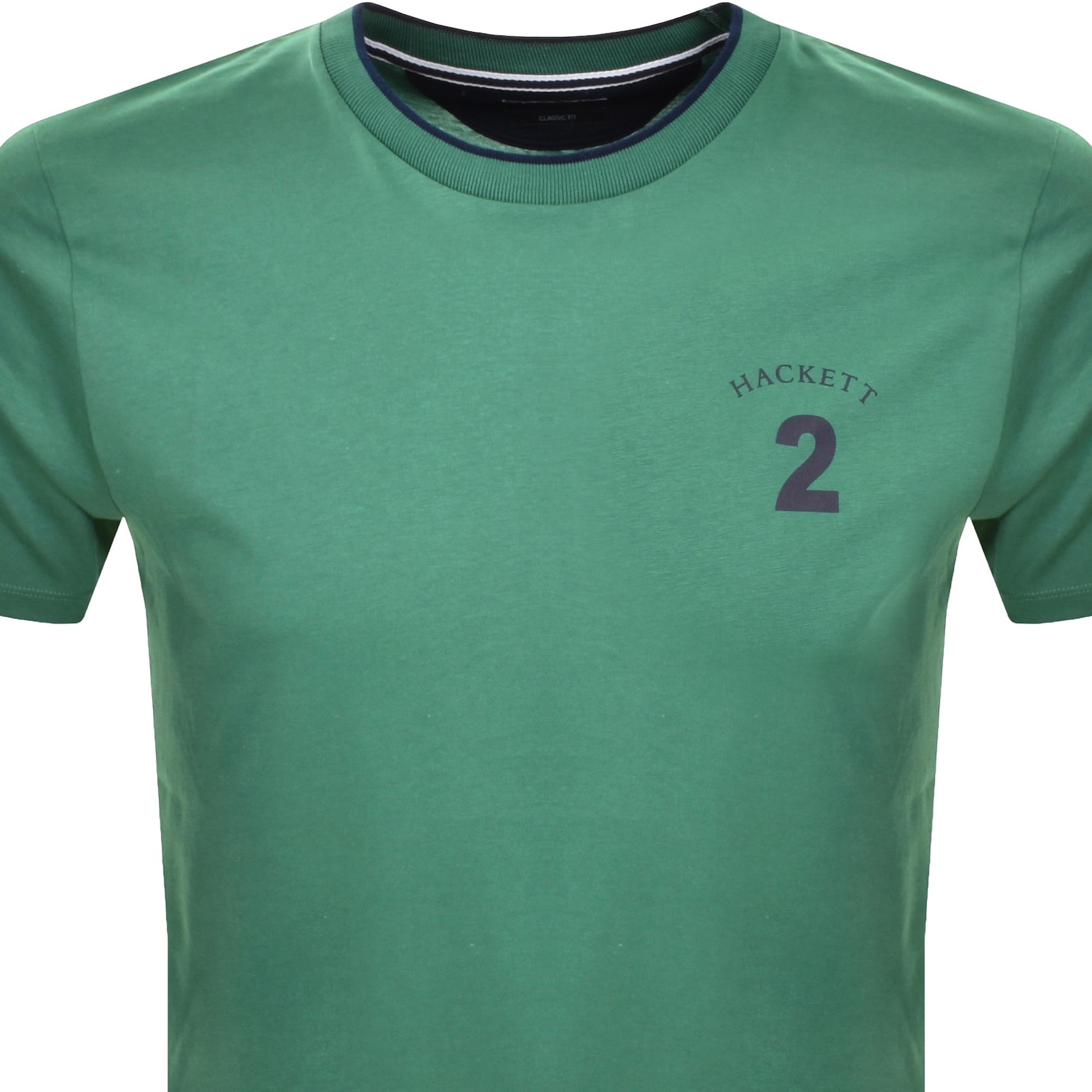 HACKETT HACKETT HERITAGE NUMBER T SHIRT GREEN