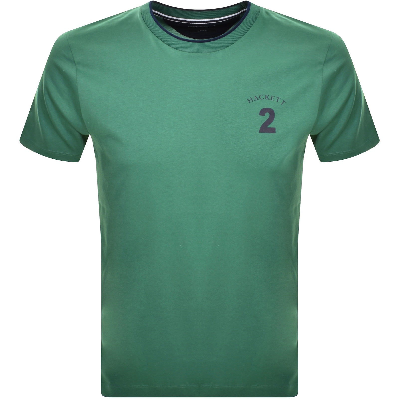 HACKETT HACKETT HERITAGE NUMBER T SHIRT GREEN