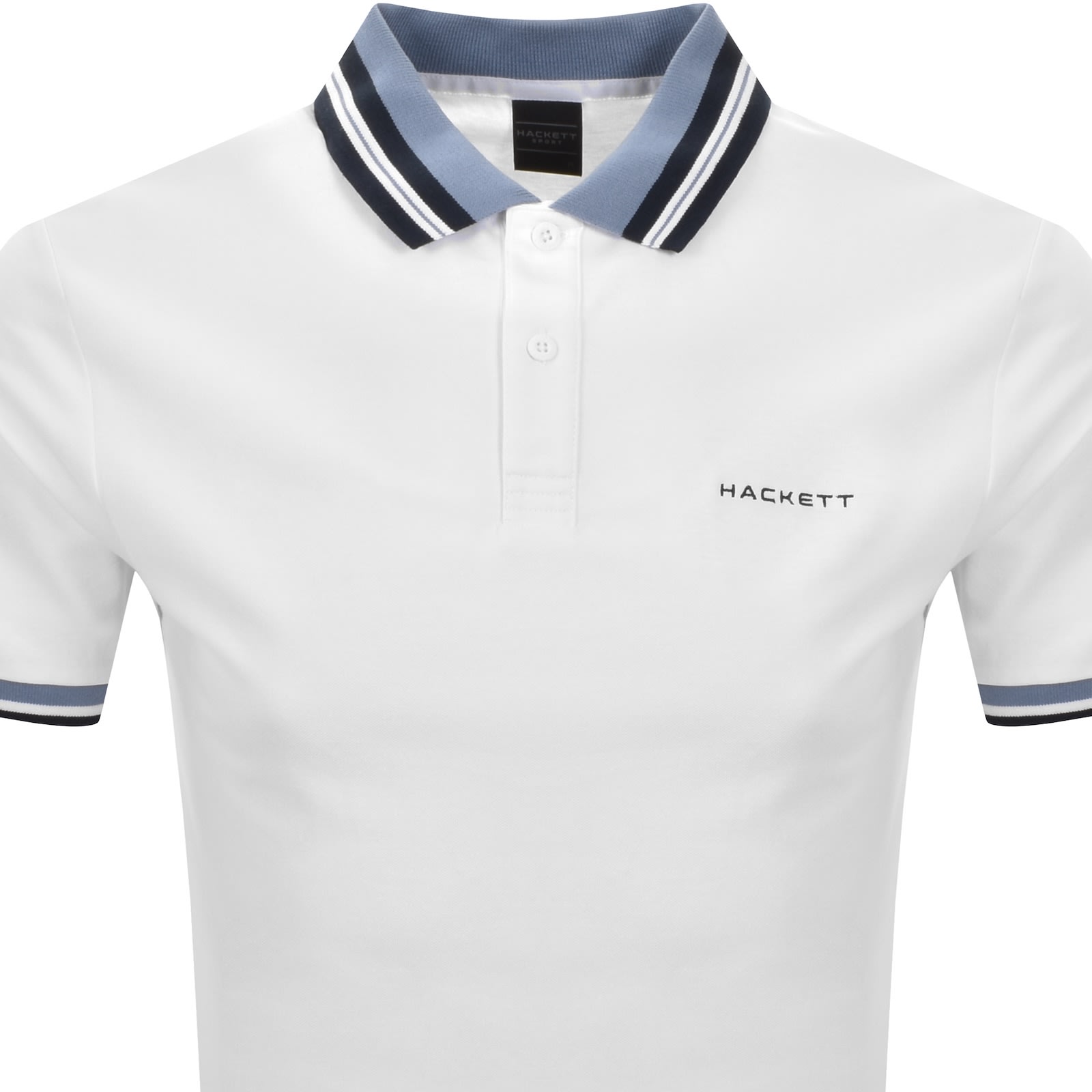 HACKETT HACKETT SPORT RESORT COLLAR POLO WHITE
