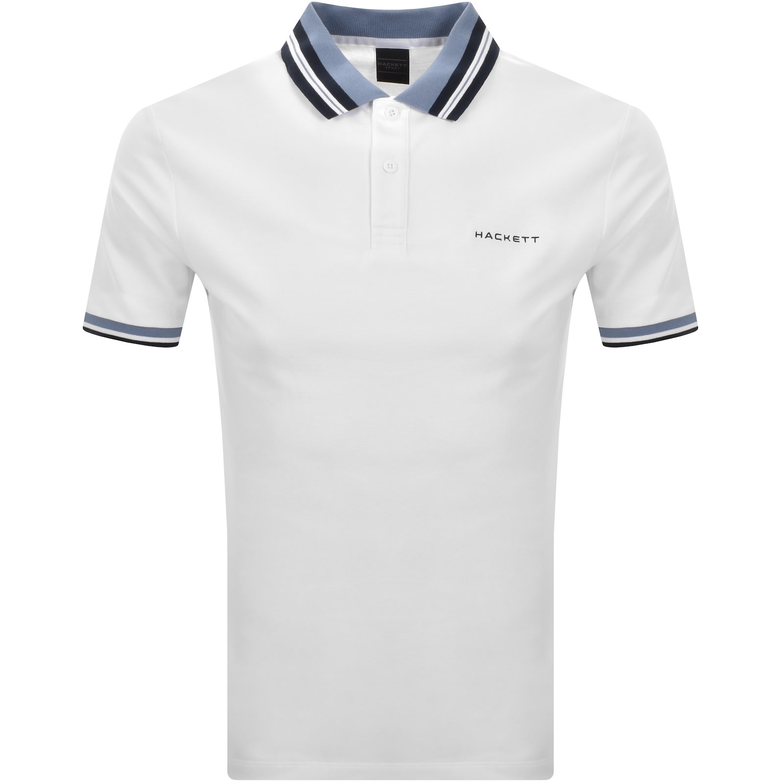 HACKETT HACKETT SPORT RESORT COLLAR POLO WHITE