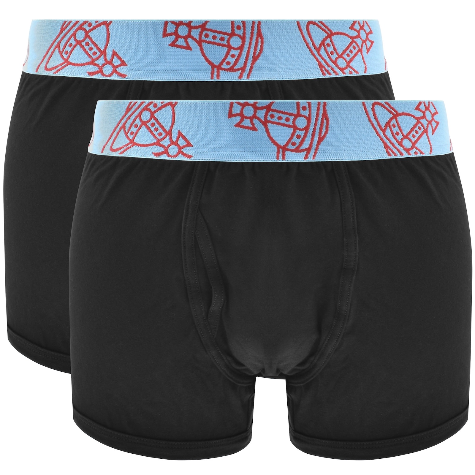 Vivienne Westwood Orb-waistband Briefs Boxers In Black