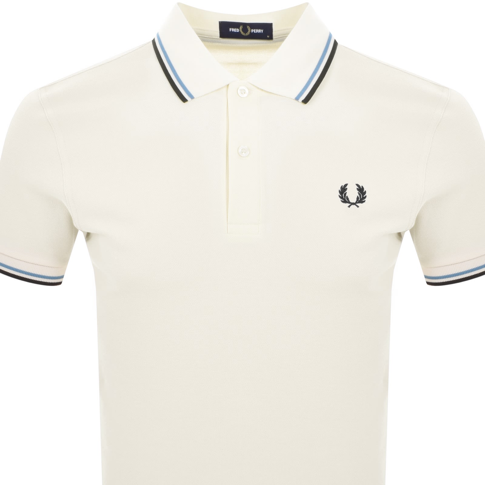 Fred Perry Mens Twin Tipped Signature Polo Shirt Nos
