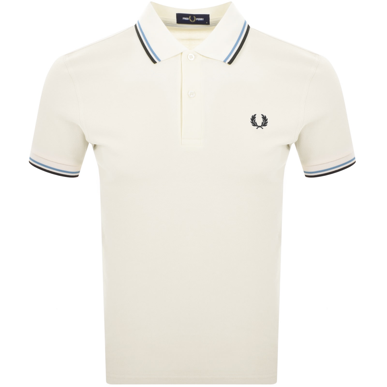 Fred Perry Mens Twin Tipped Signature Polo Shirt Nos