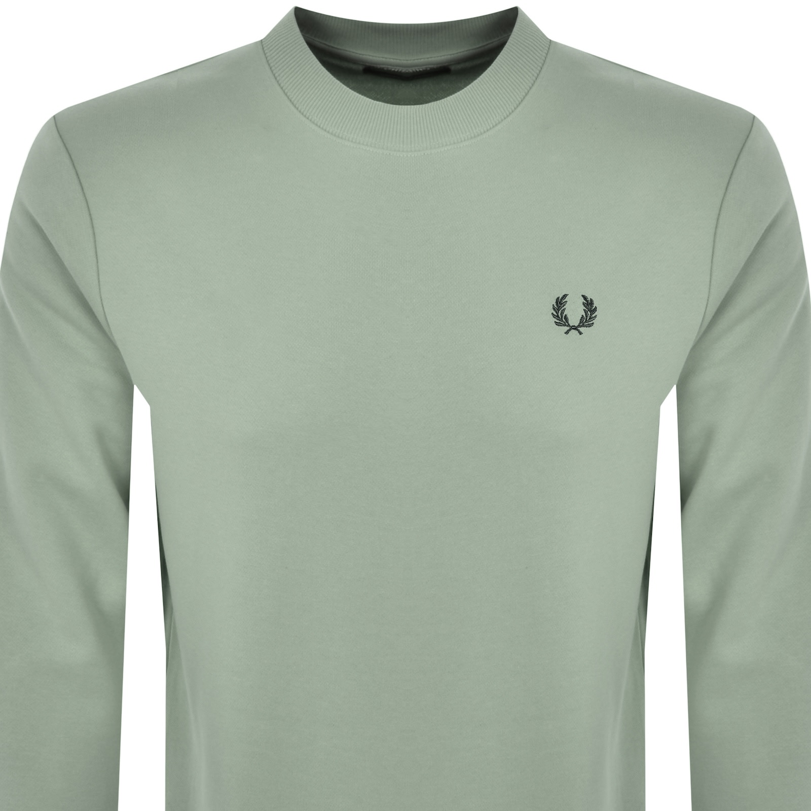 Fred Perry Crew Neck Sweatshirt Bayleaf Green