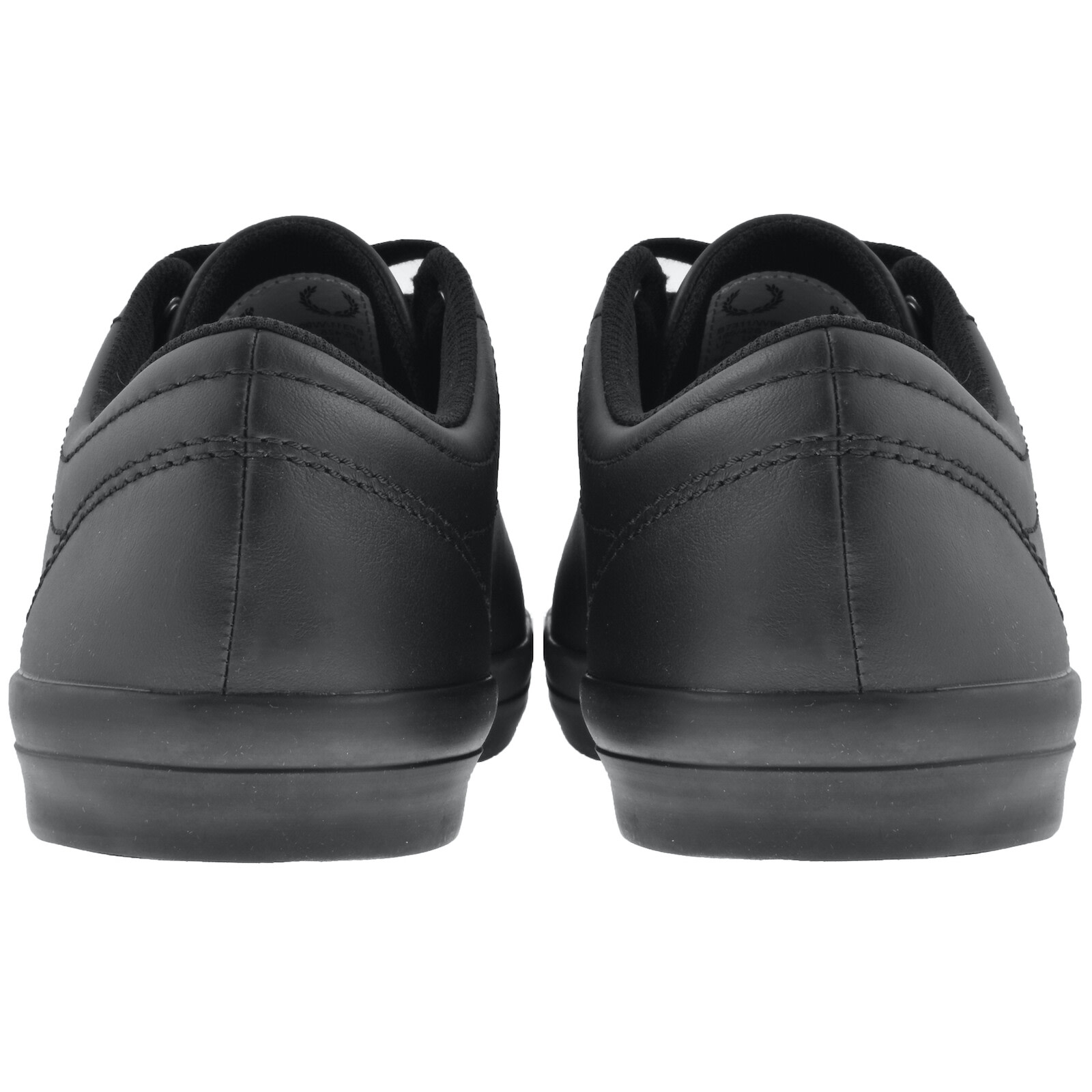 Fred Perry Baseline Leather Trainers Black