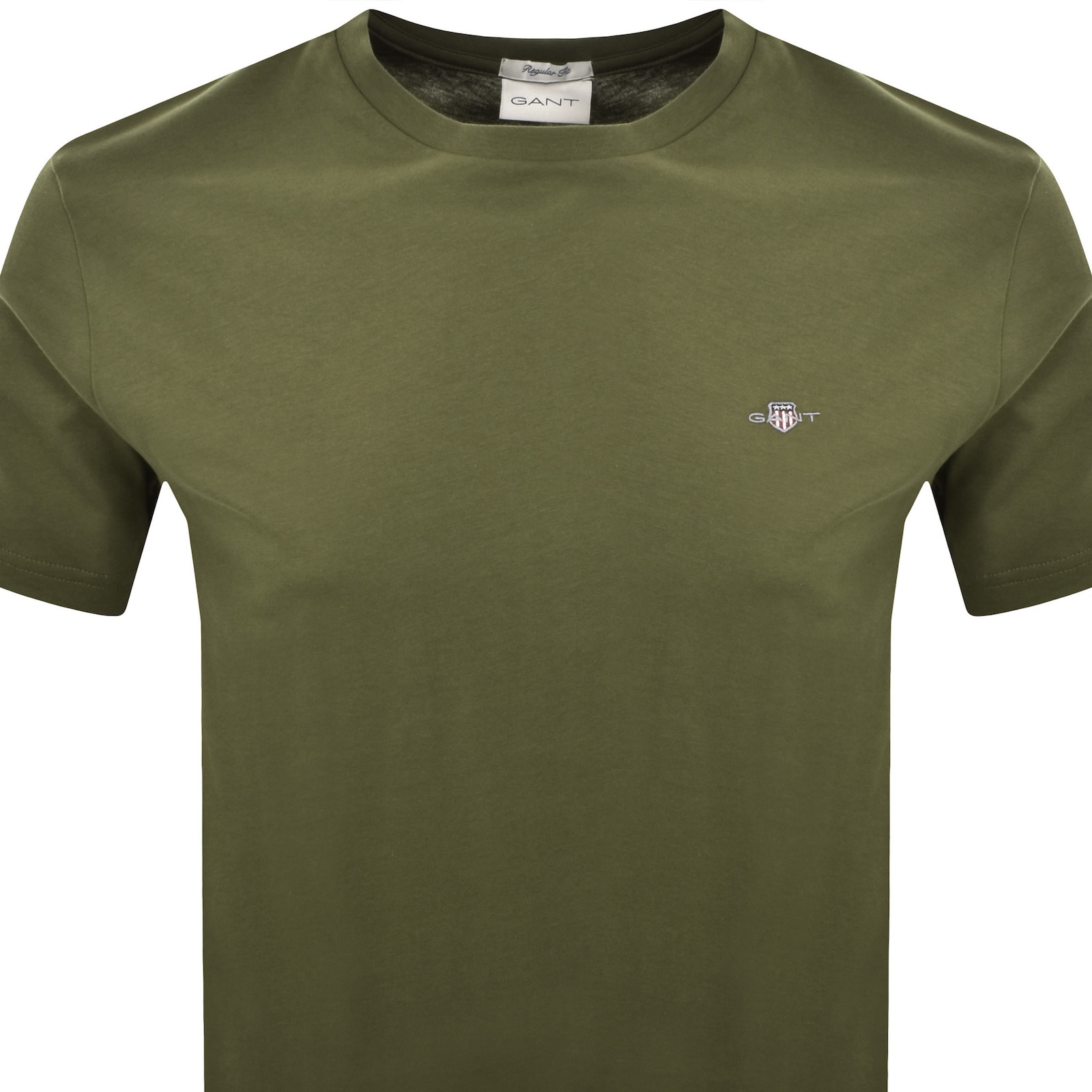 Gant Original Regular Shield T Shirt Green