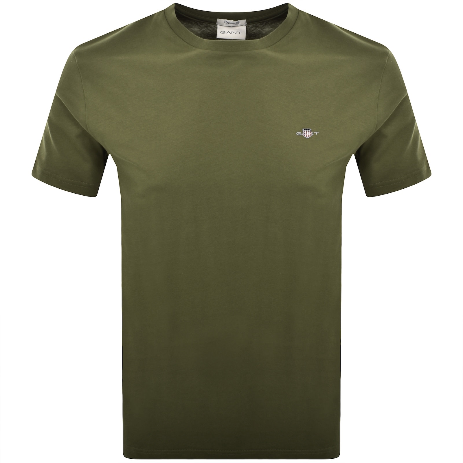 Gant Original Regular Shield T Shirt Green
