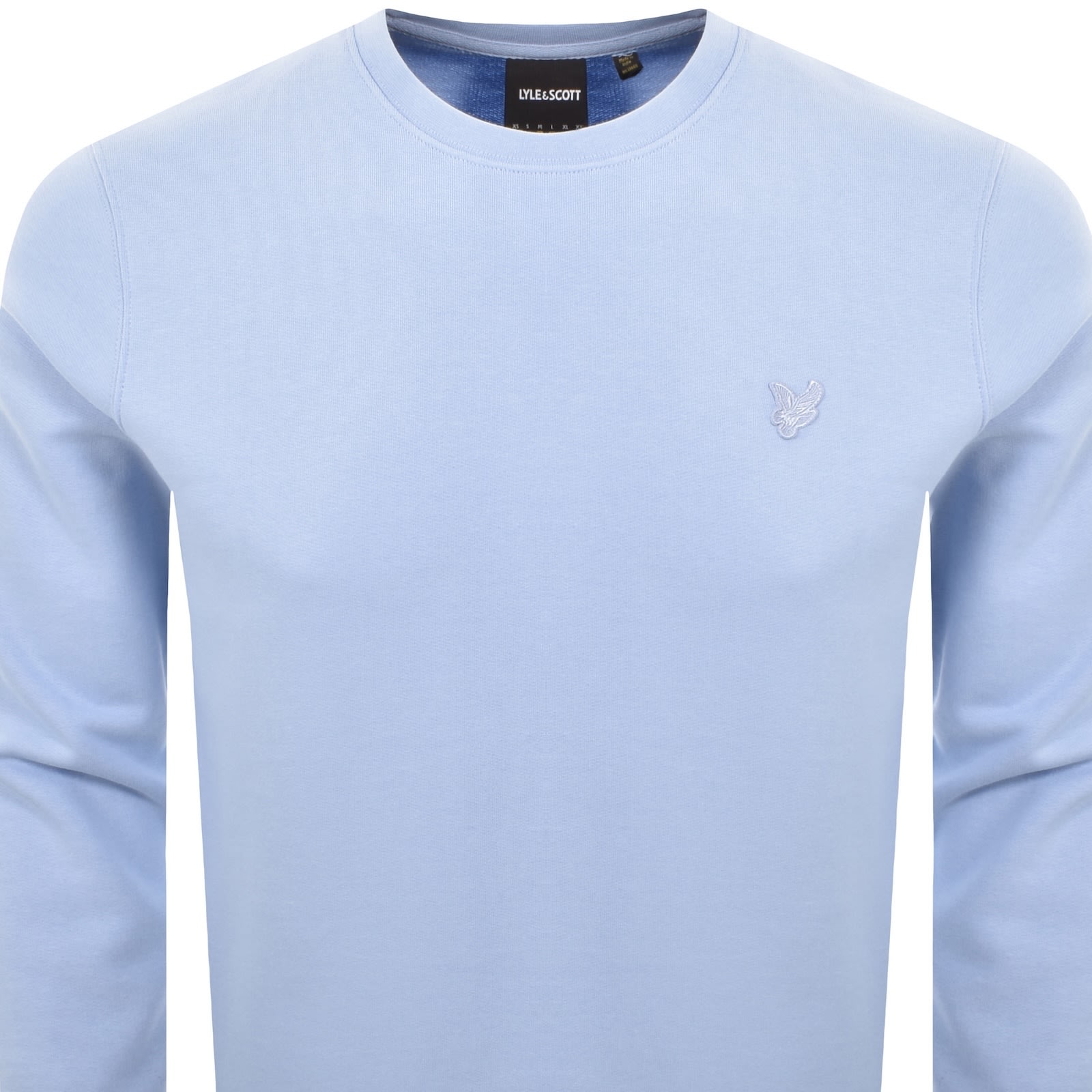 Lyle & Scott Lyle And Scott Tonal Superfine Knit Jumper Blue In Blue