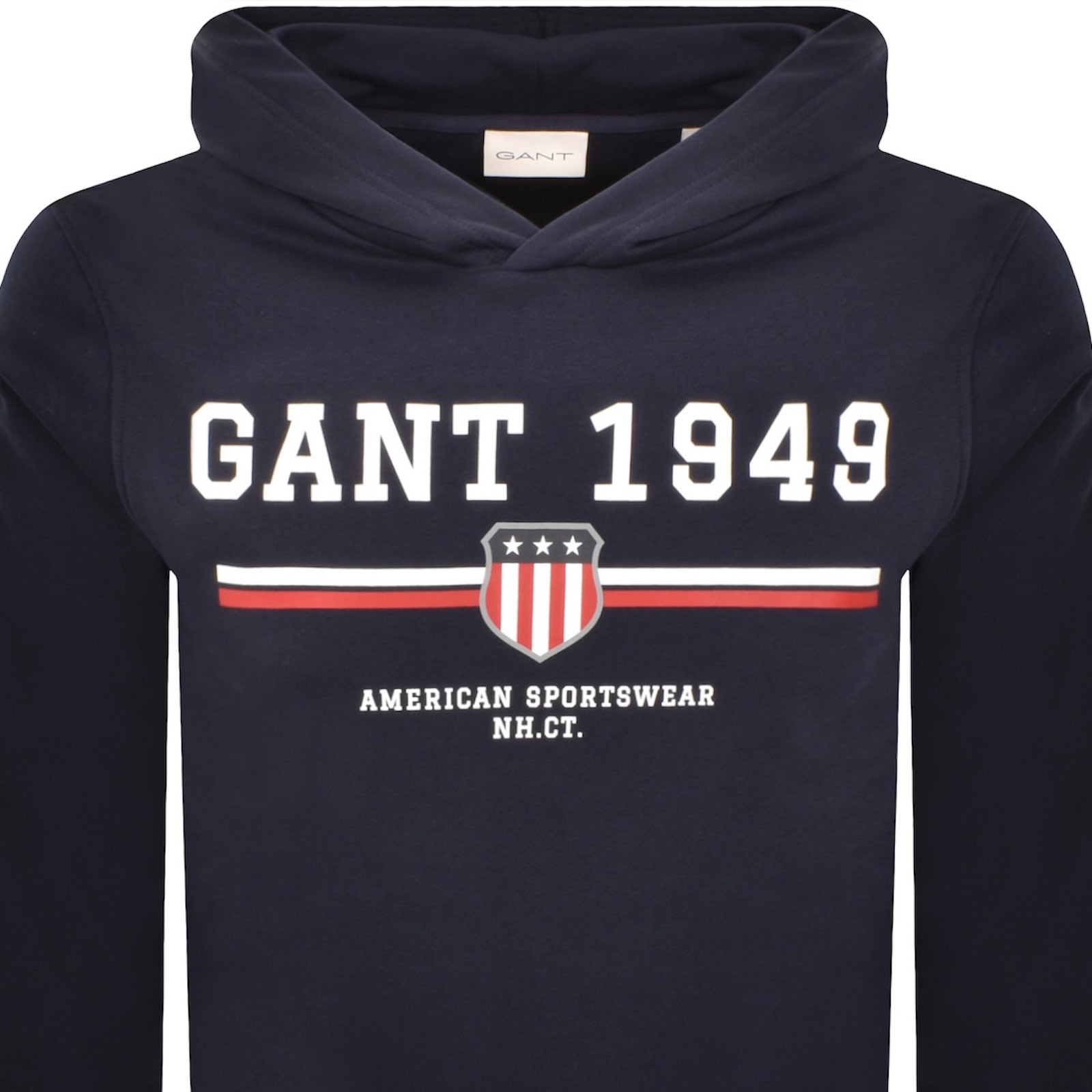 Gant Mens Graphic Pullover Hoodie