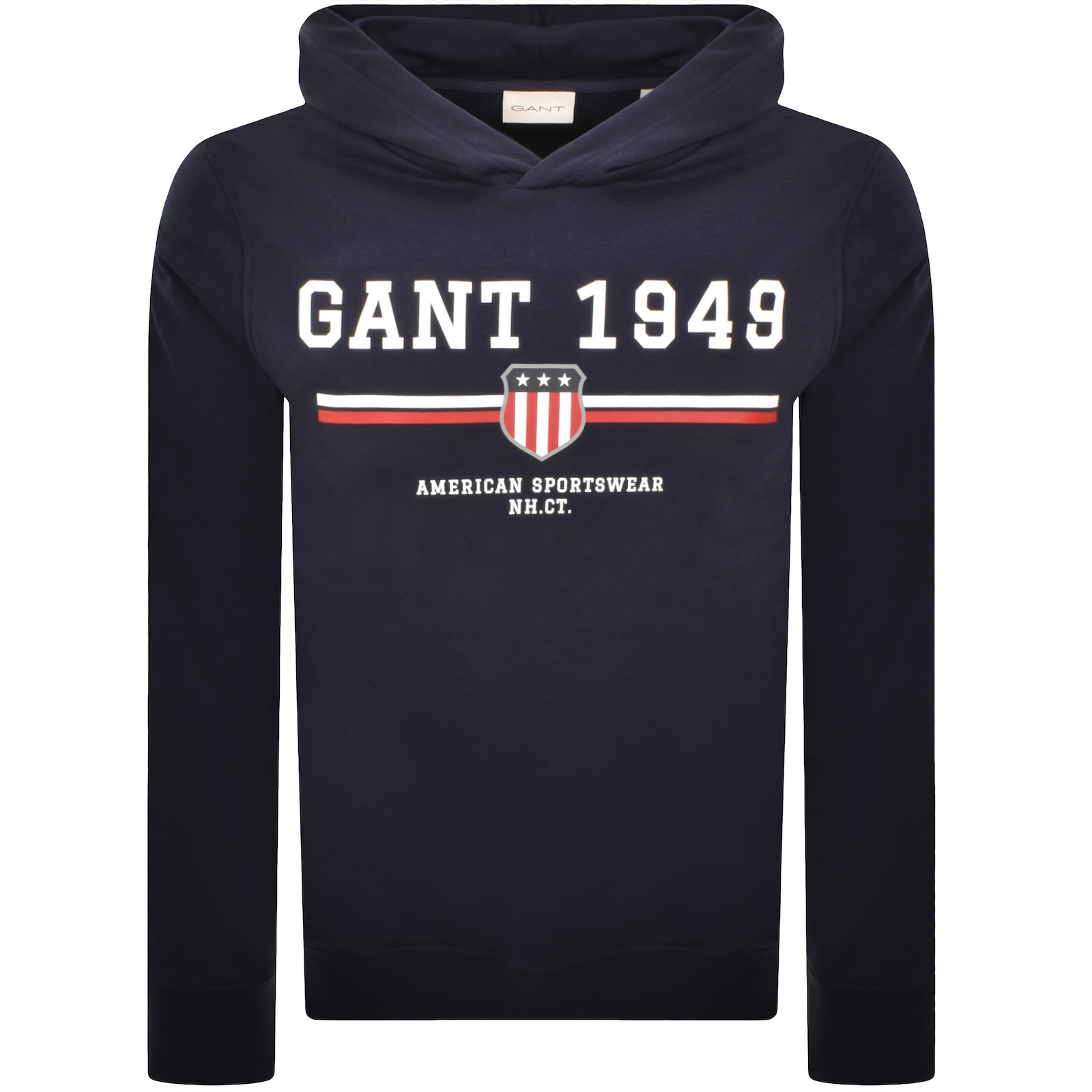 Gant Mens Graphic Pullover Hoodie