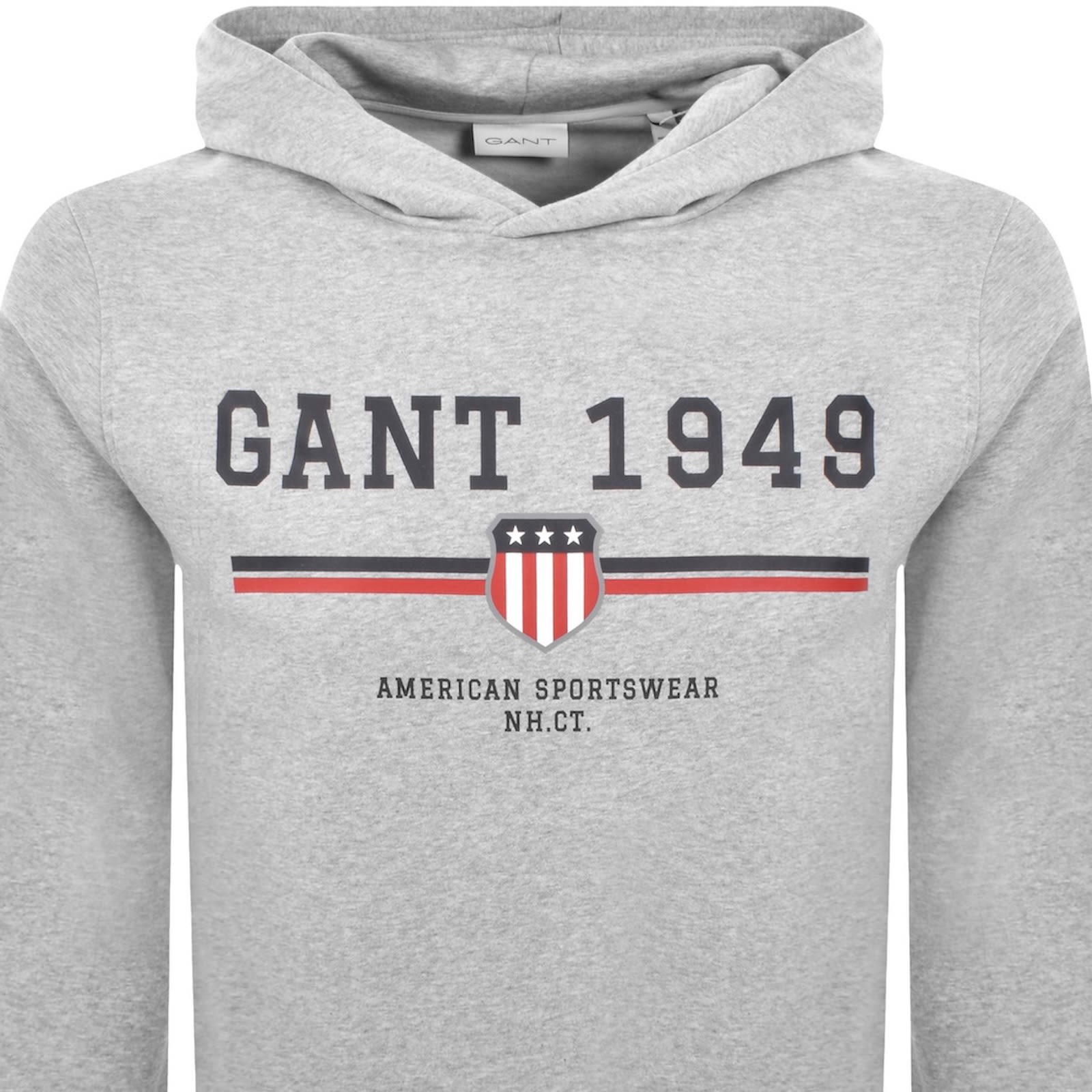 Gant Mens Graphic Pullover Hoodie