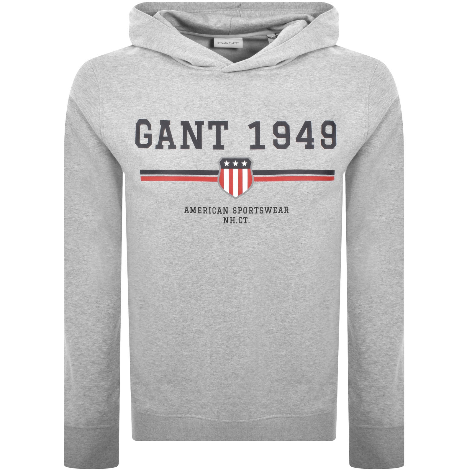Gant Mens Graphic Pullover Hoodie