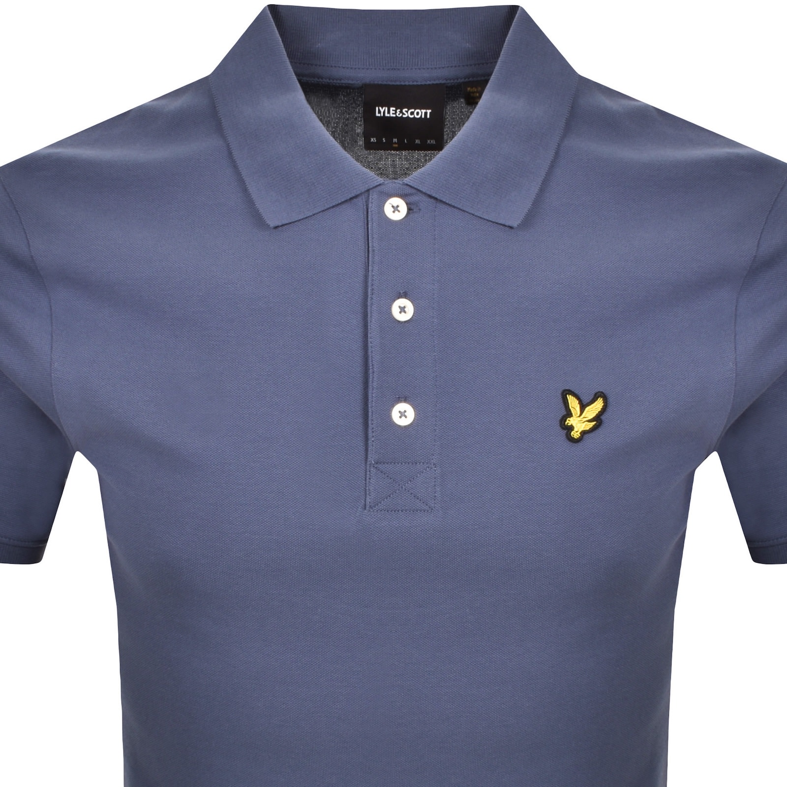 Lyle & Scott Lyle And Scott Plain Polo T Shirt Blue