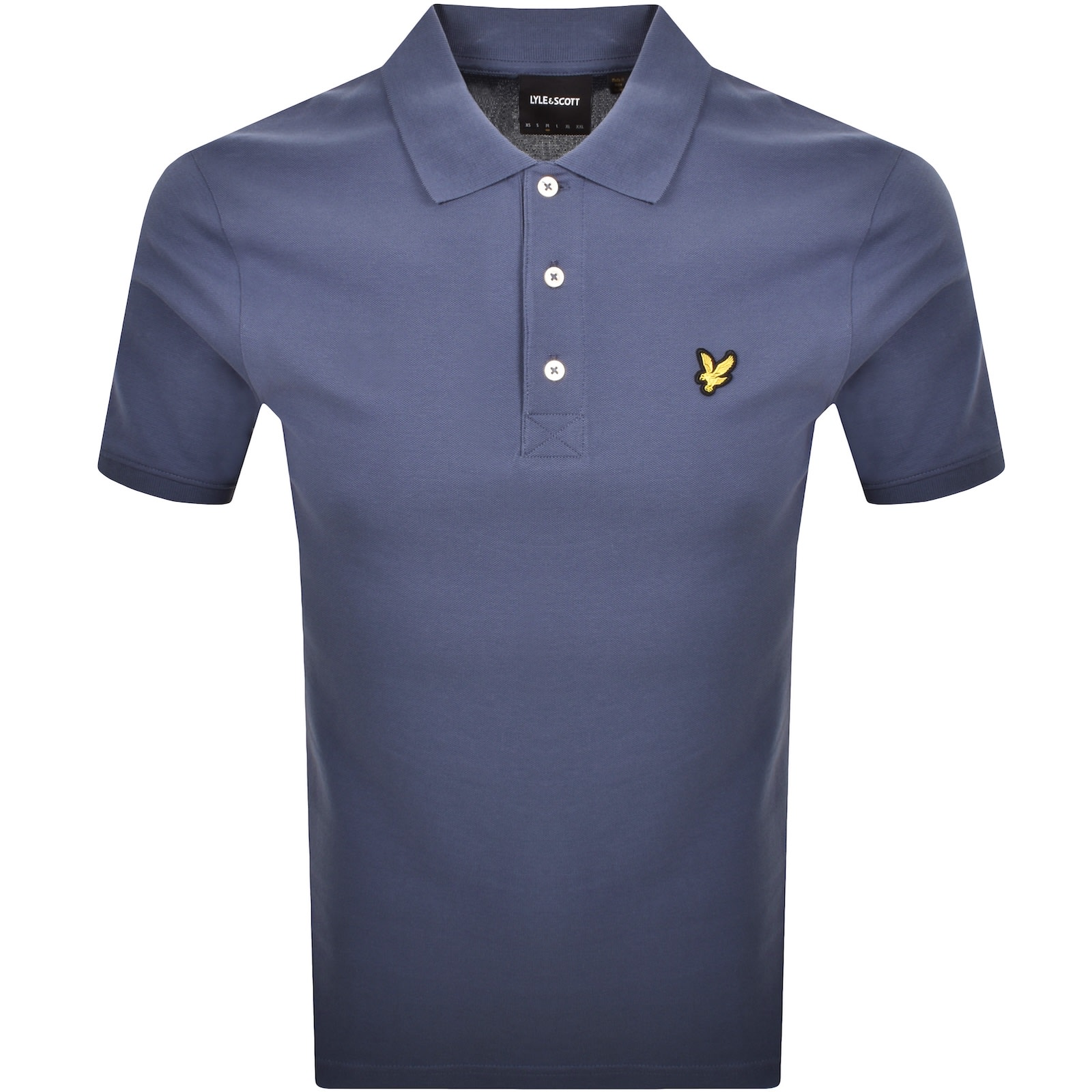 Lyle & Scott Lyle And Scott Plain Polo T Shirt Blue