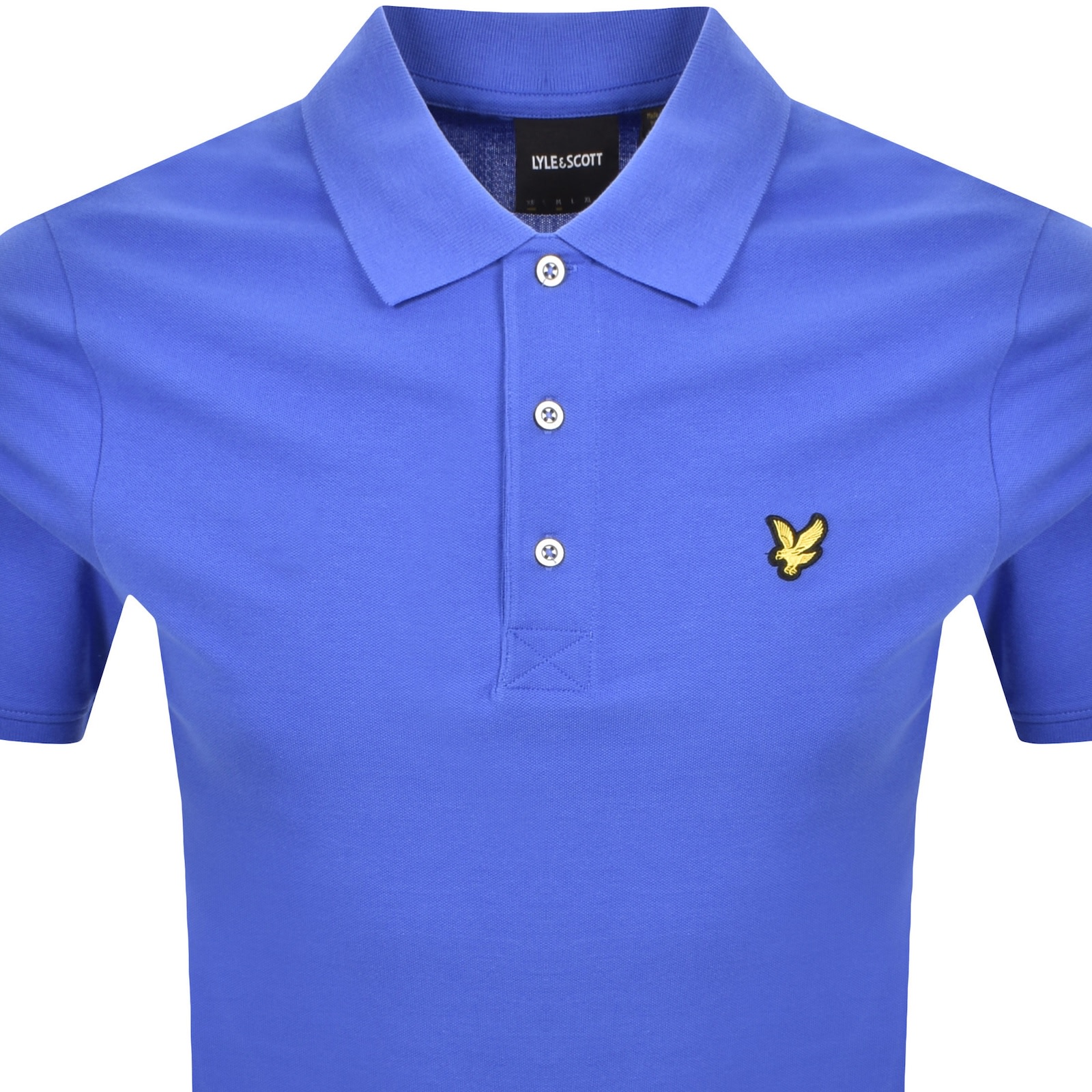 Lyle & Scott Lyle And Scott Plain Polo T Shirt Blue