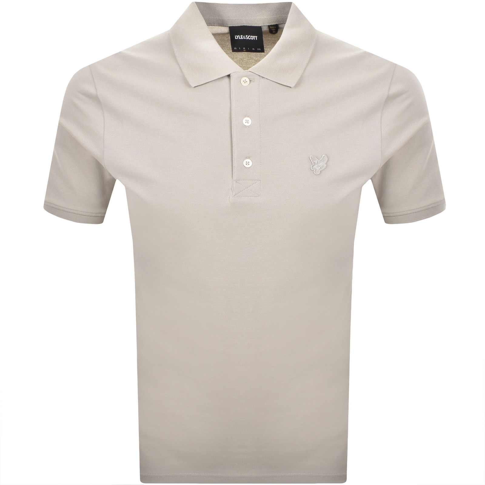 Lyle & Scott Lyle And Scott Superfine Polo T Shirt Grey In Neutral