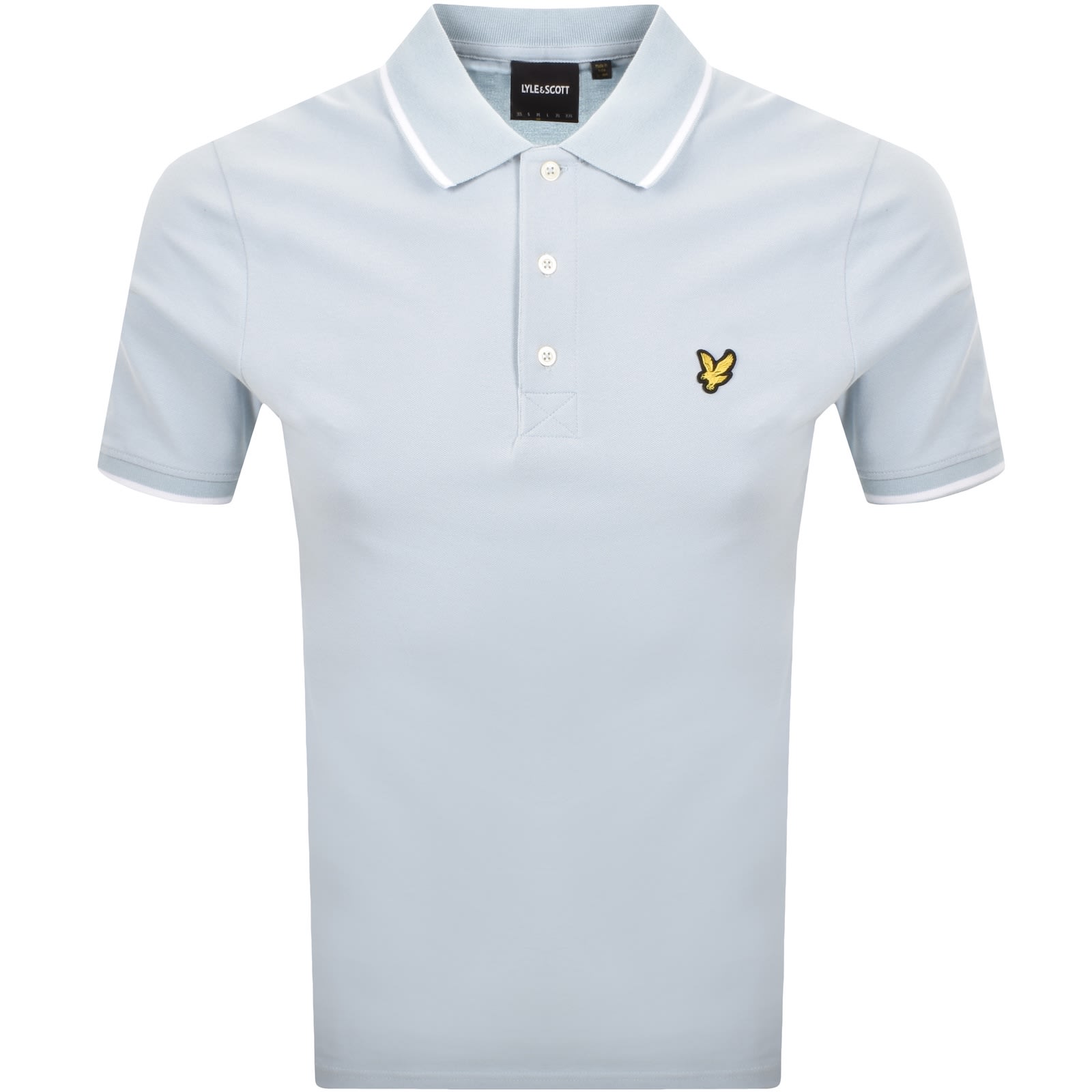 Lyle & Scott Lyle And Scott Tipped Polo T Shirt Blue In Blue