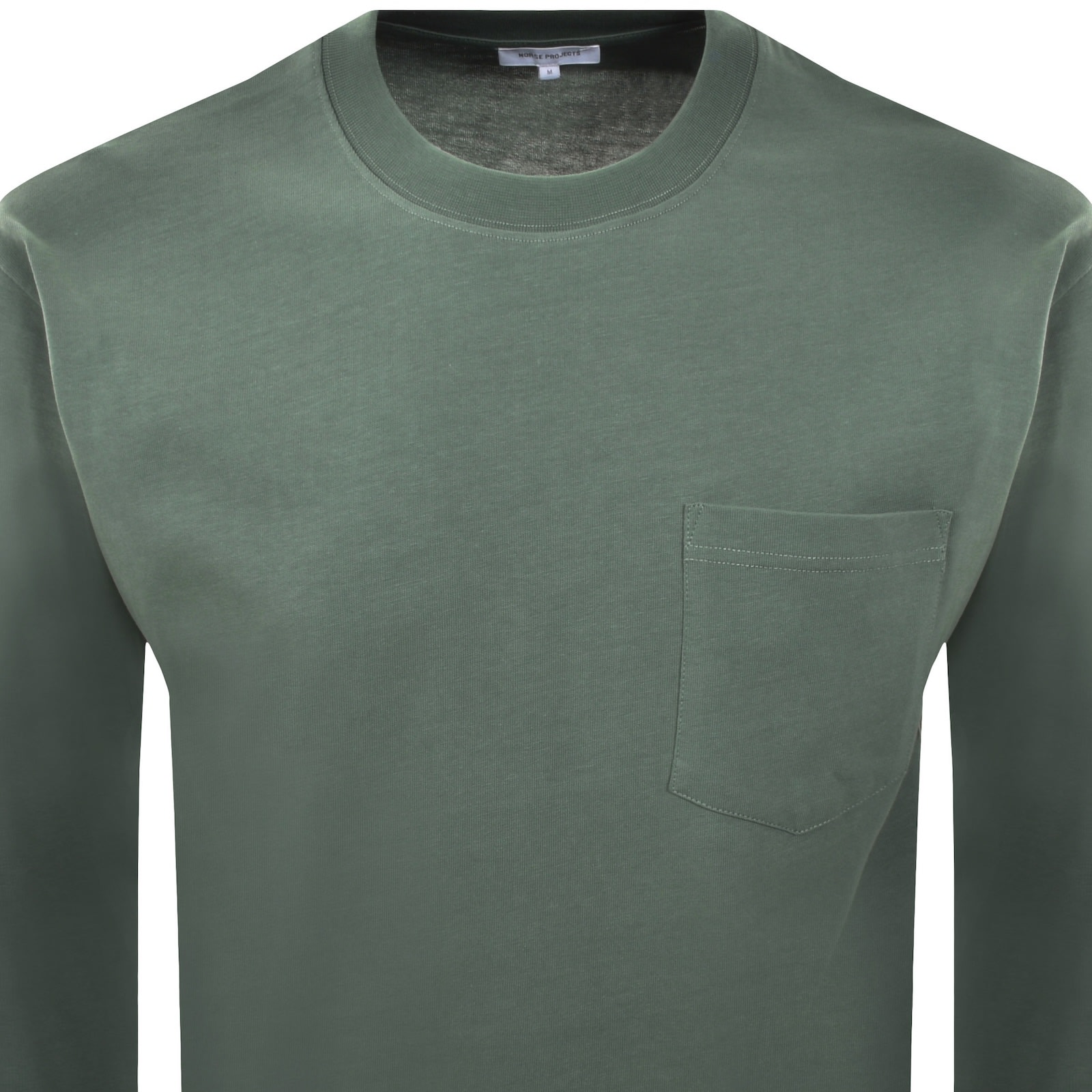 Norse Projects Long Sleeve Loose Fit T Shirt Green