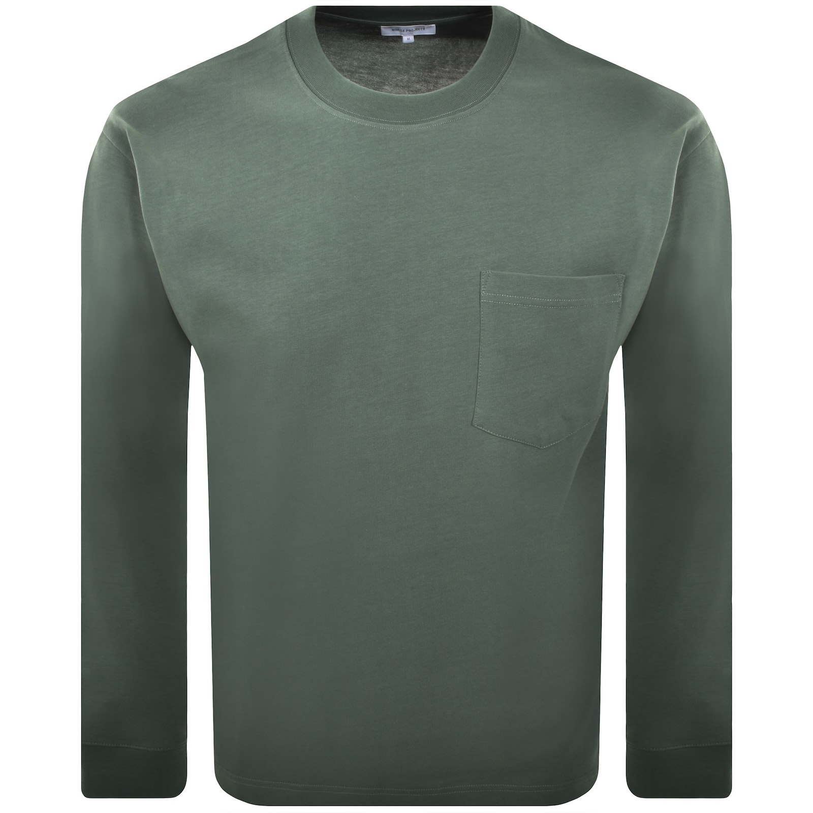 Norse Projects Long Sleeve Loose Fit T Shirt Green